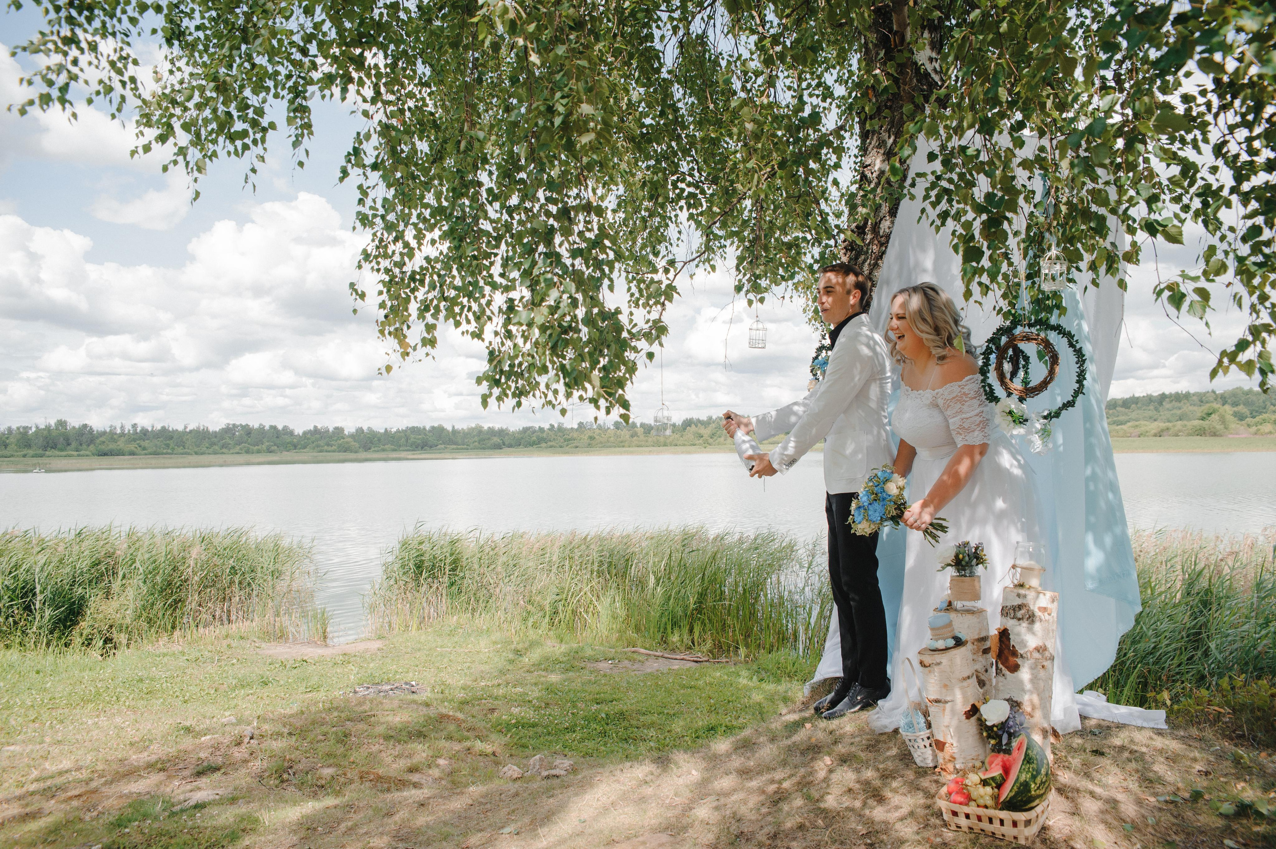 Максим и Евгения ситцевая свадьба. Свадебный и семейный фотограф в городе Смоленске