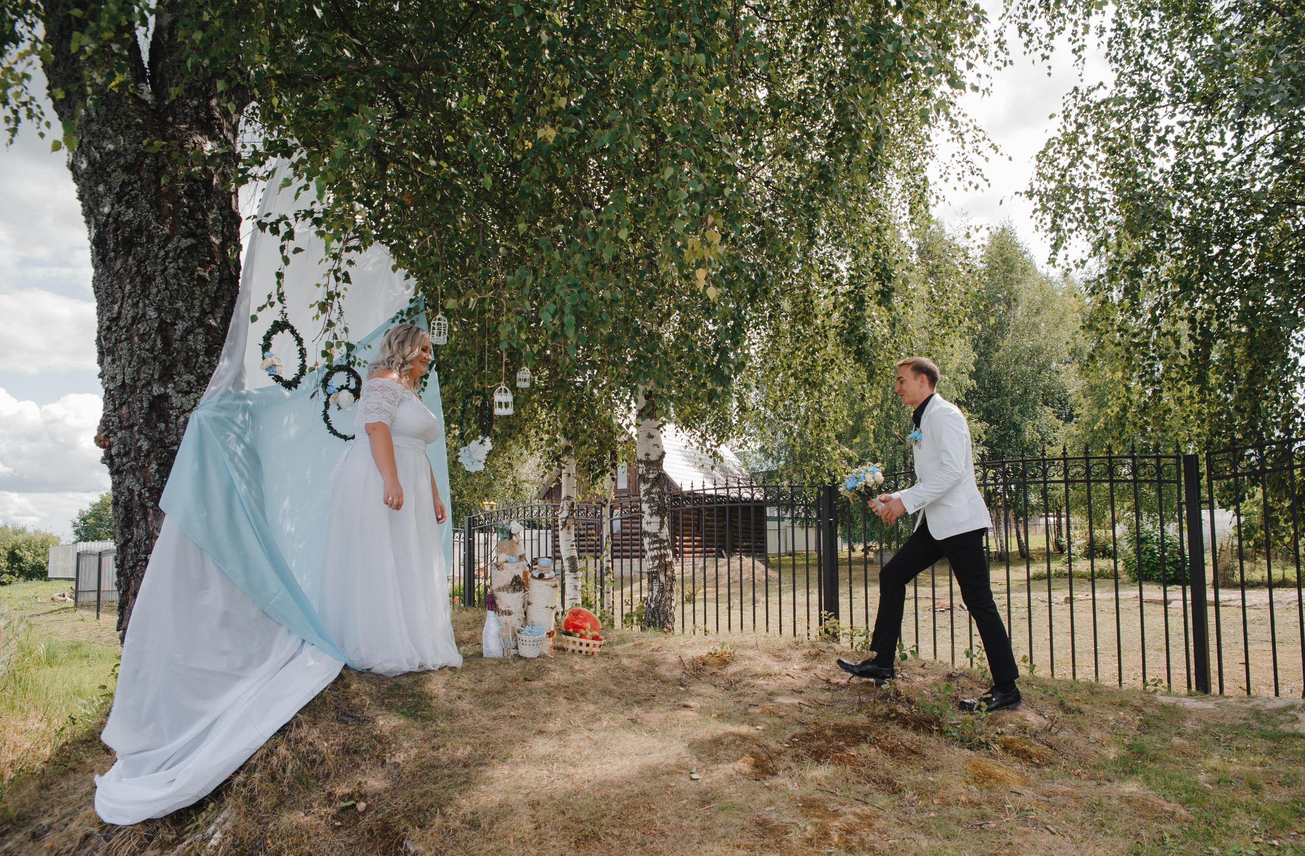 Максим и Евгения ситцевая свадьба. Свадебный и семейный фотограф в городе Смоленске