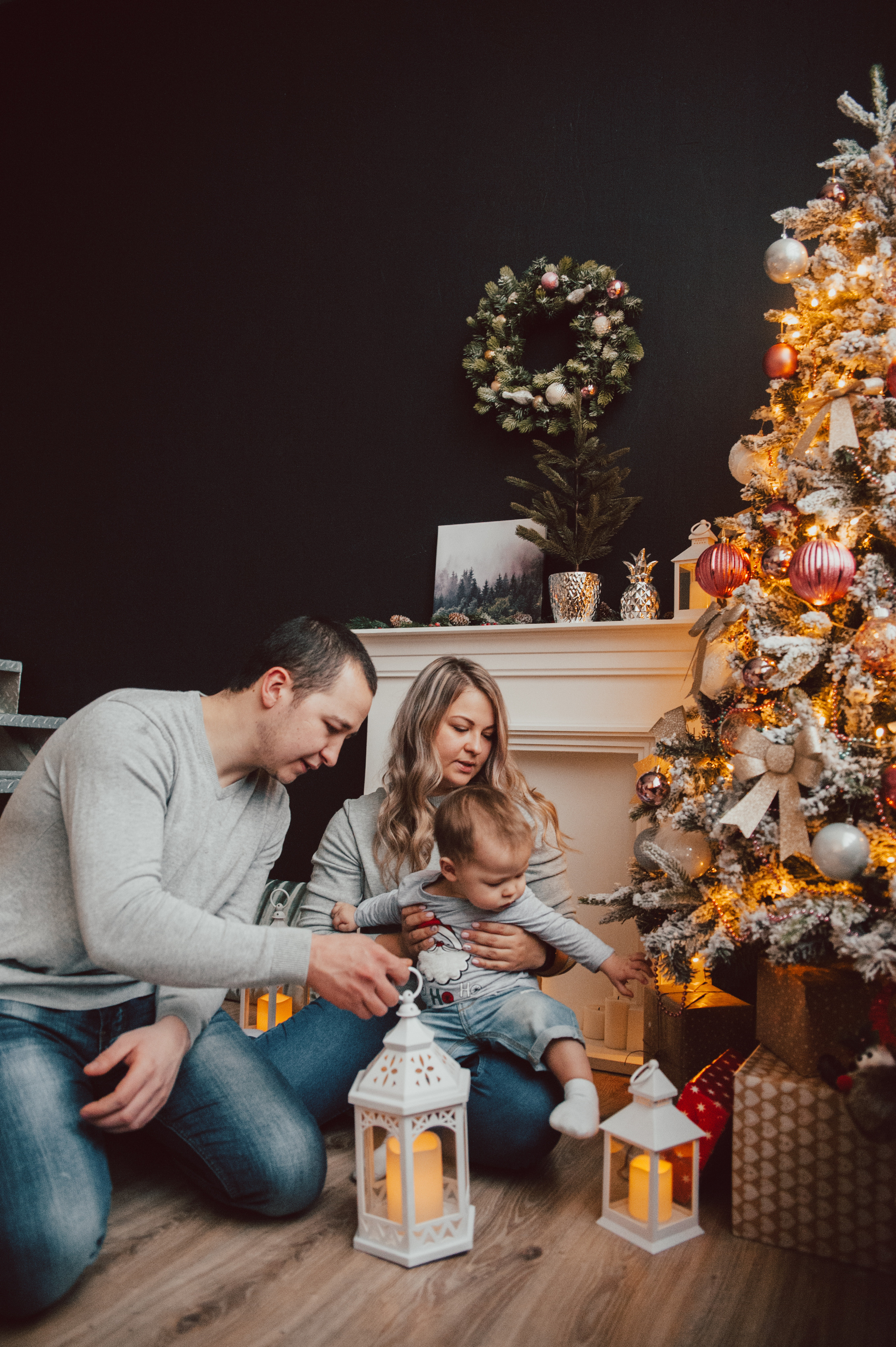 Лена Женя Денис (новогодняя). Свадебный и семейный фотограф в городе Смоленске