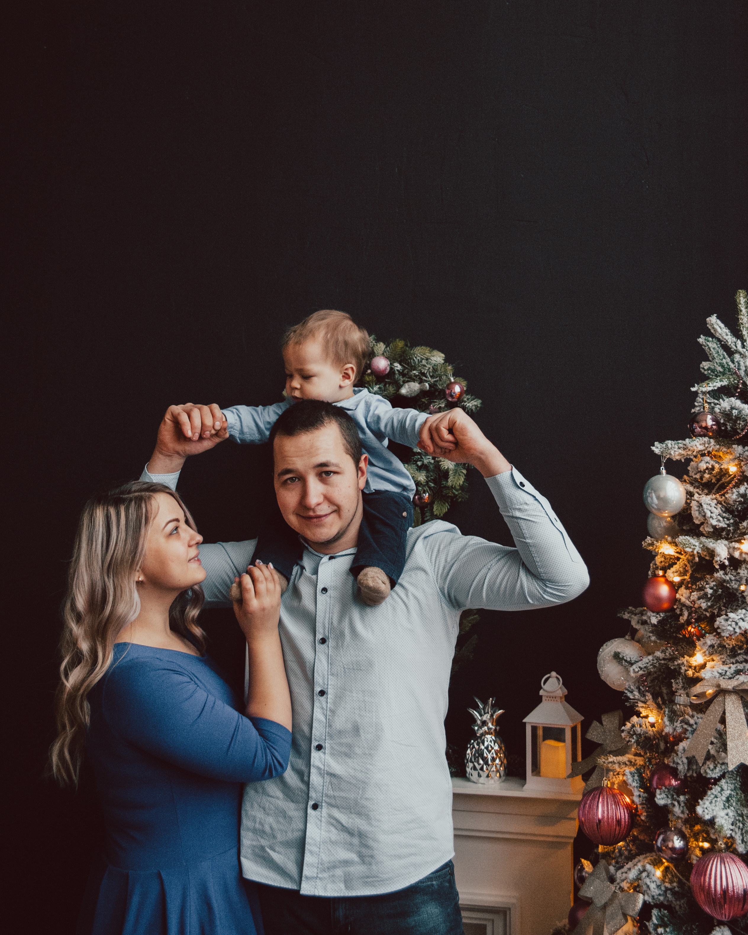 Лена Женя Денис (новогодняя). Свадебный и семейный фотограф в городе Смоленске