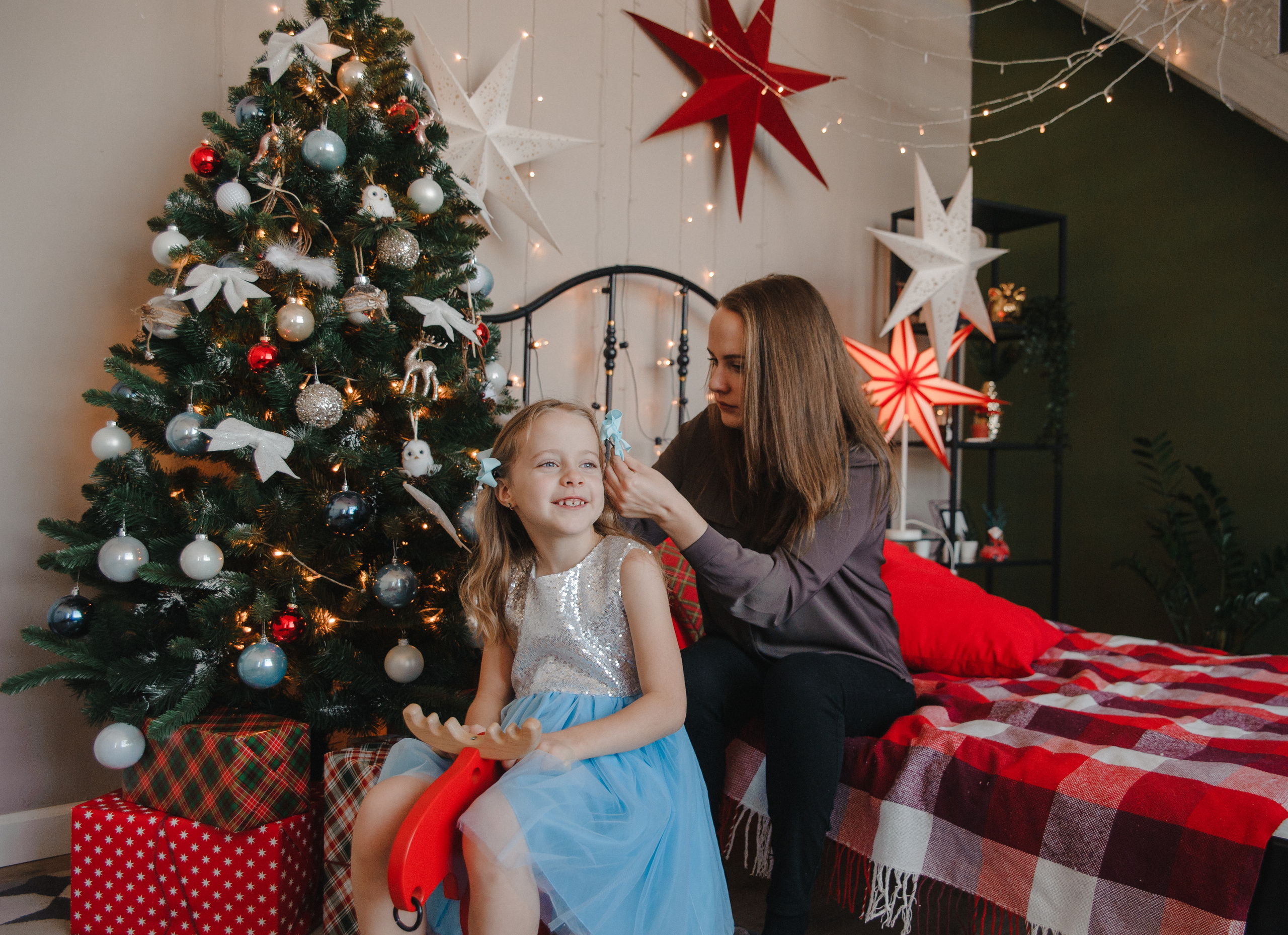 Ира Саша (мама дочка) Новогодняя. Свадебный и семейный фотограф в городе Смоленске