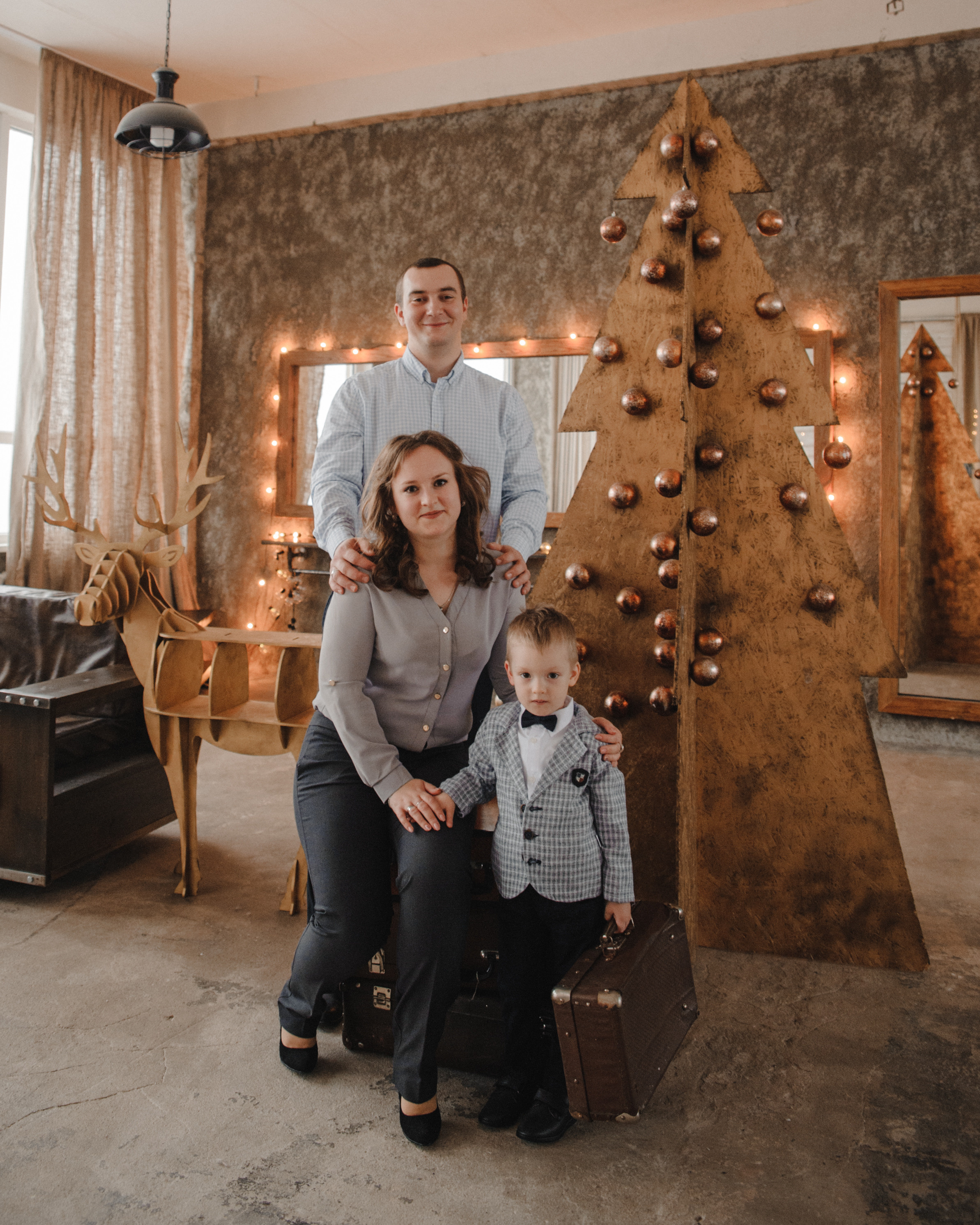Паша Аня Арсений (новогодняя). Свадебный и семейный фотограф в городе Смоленске