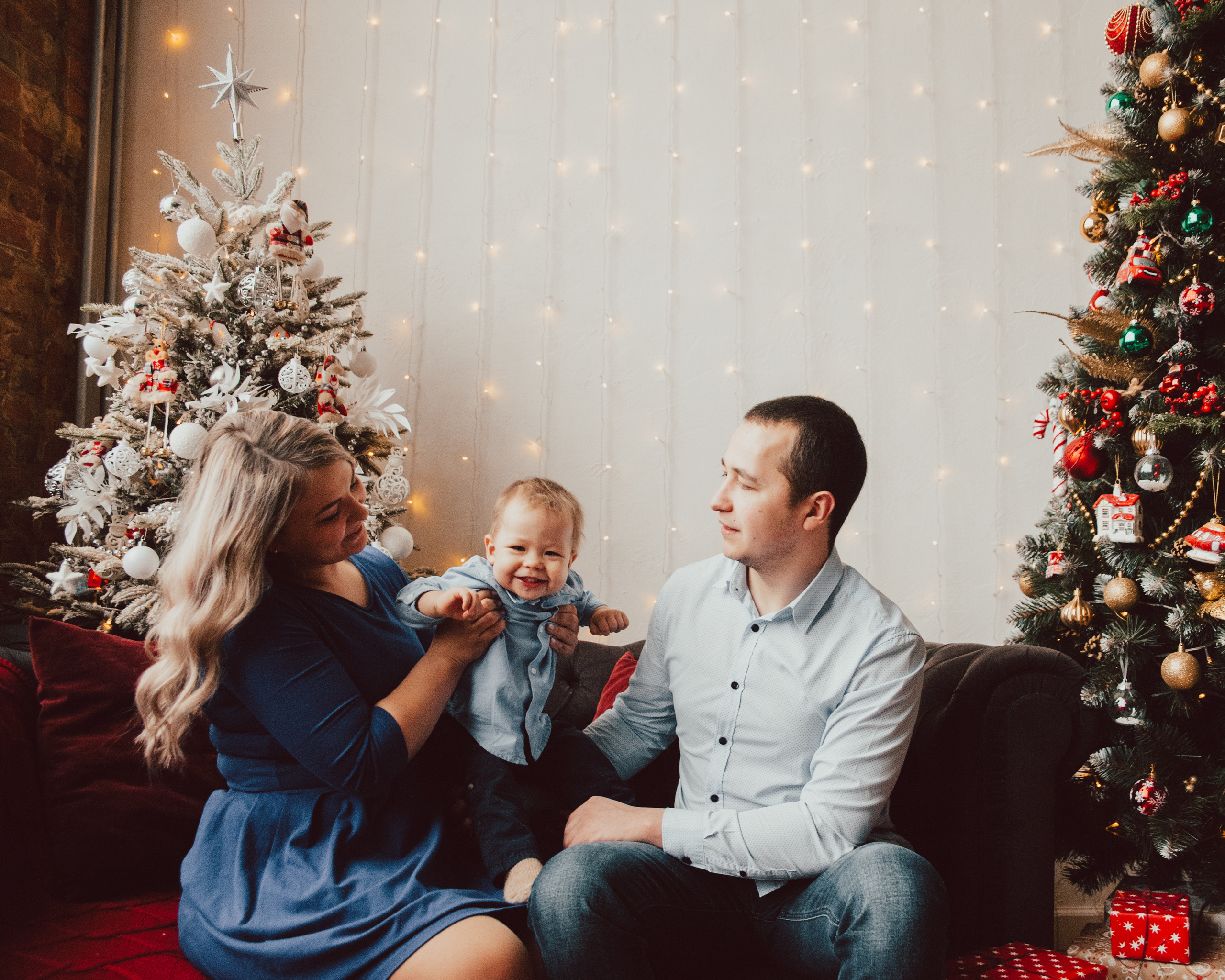 Лена Женя Денис (новогодняя). Свадебный и семейный фотограф в городе Смоленске