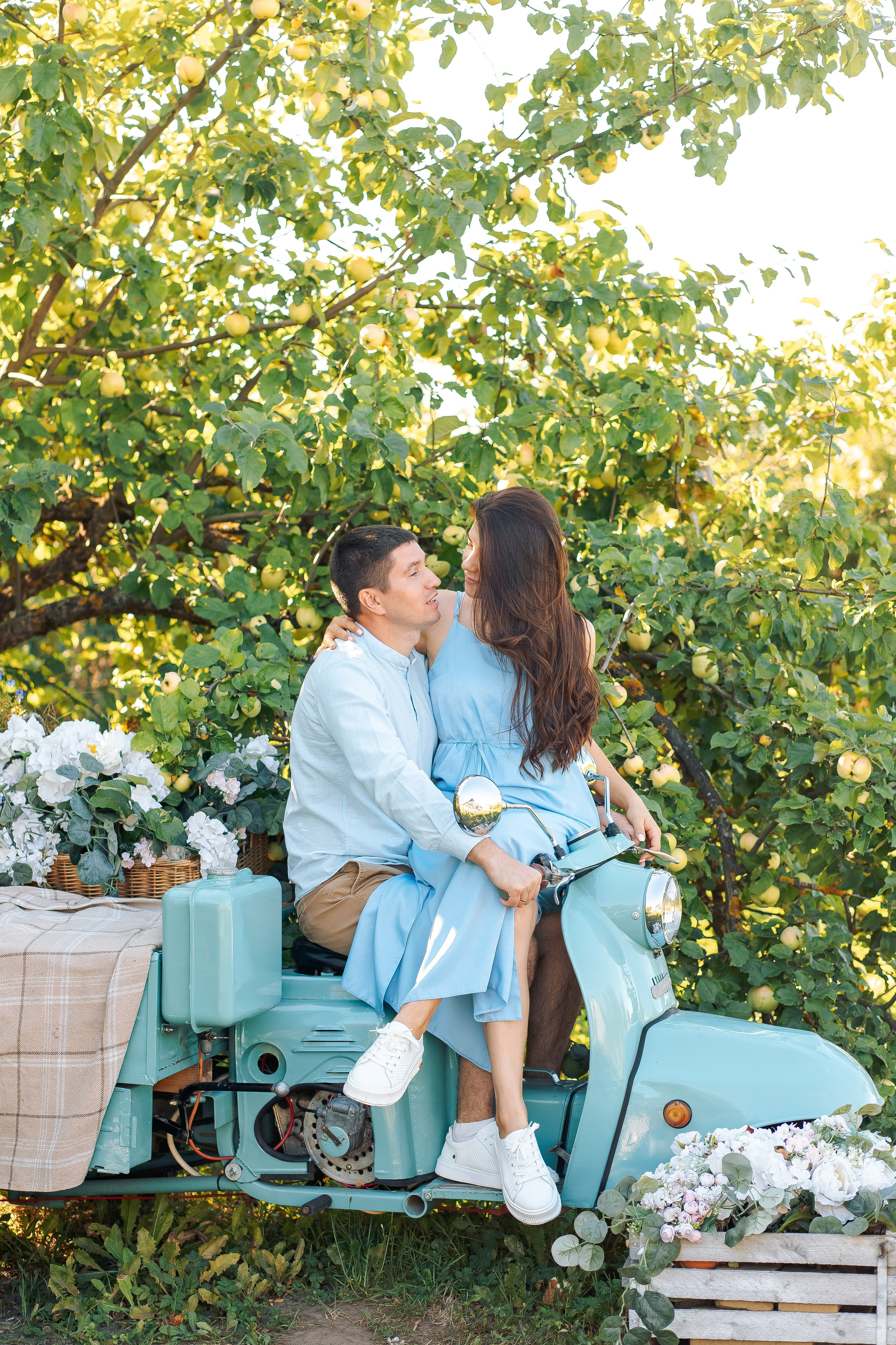 Семейная фотосессия с подсолнухами. Фотограф в Санкт-Петербурге, Анна Скворцова