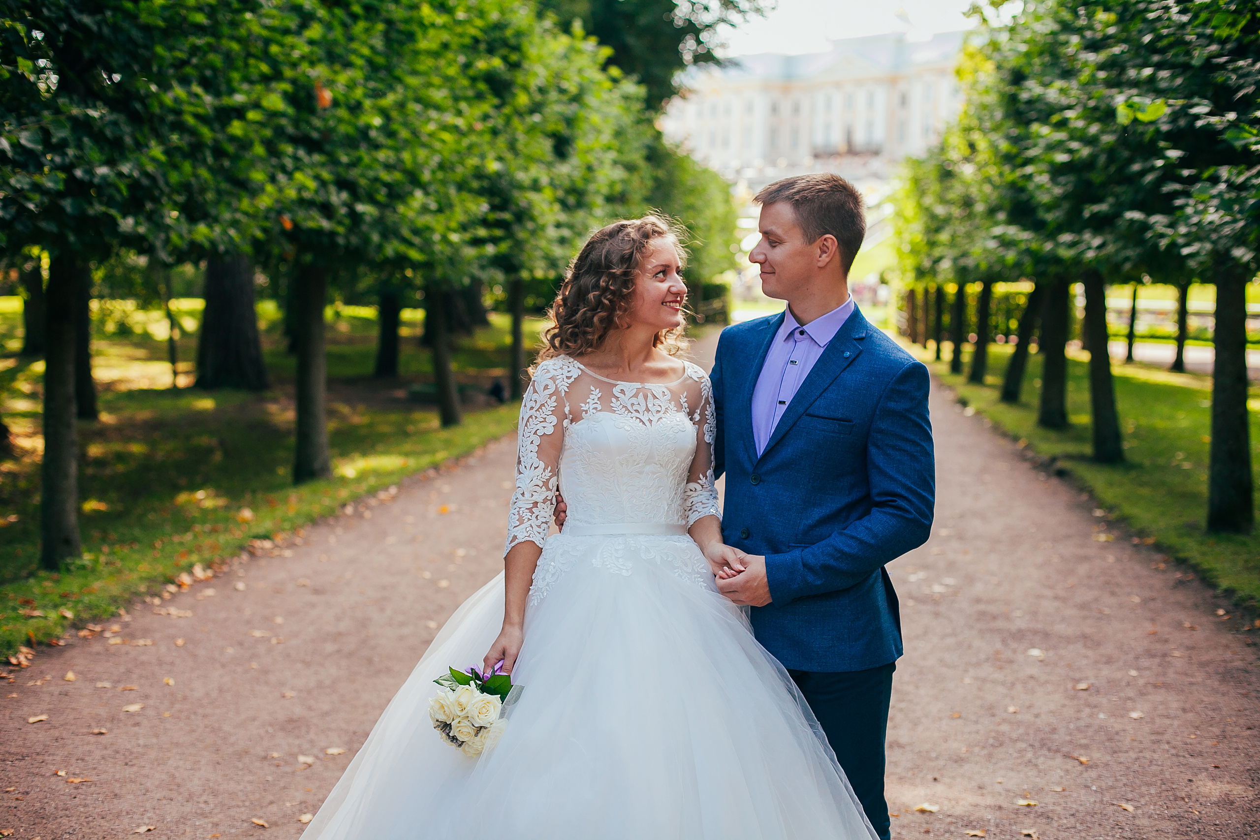 Садьба для двоих. Петергоф. Семейный и детский фотограф