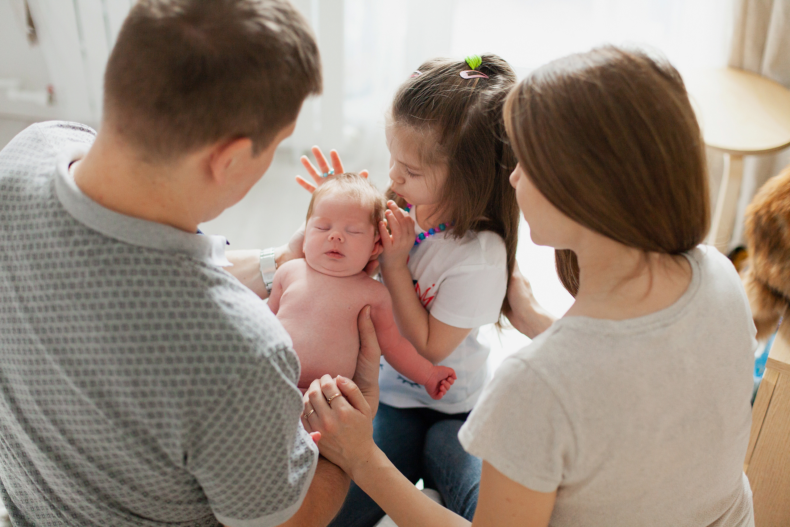 Новорождённый Андрюша (возраст примерно 25 дней). Семейный и детский фотограф