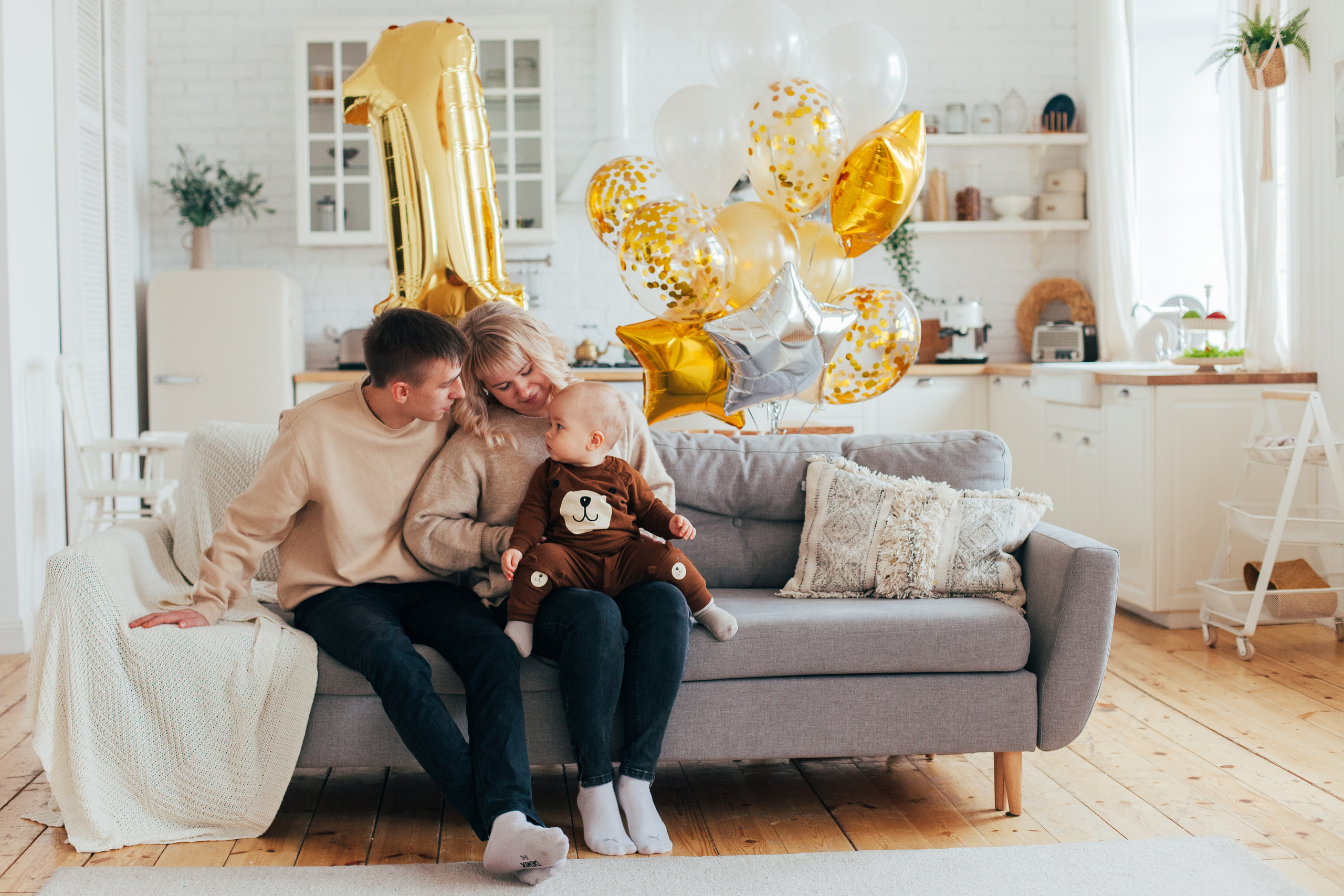 Мише годик. Семейный и детский фотограф