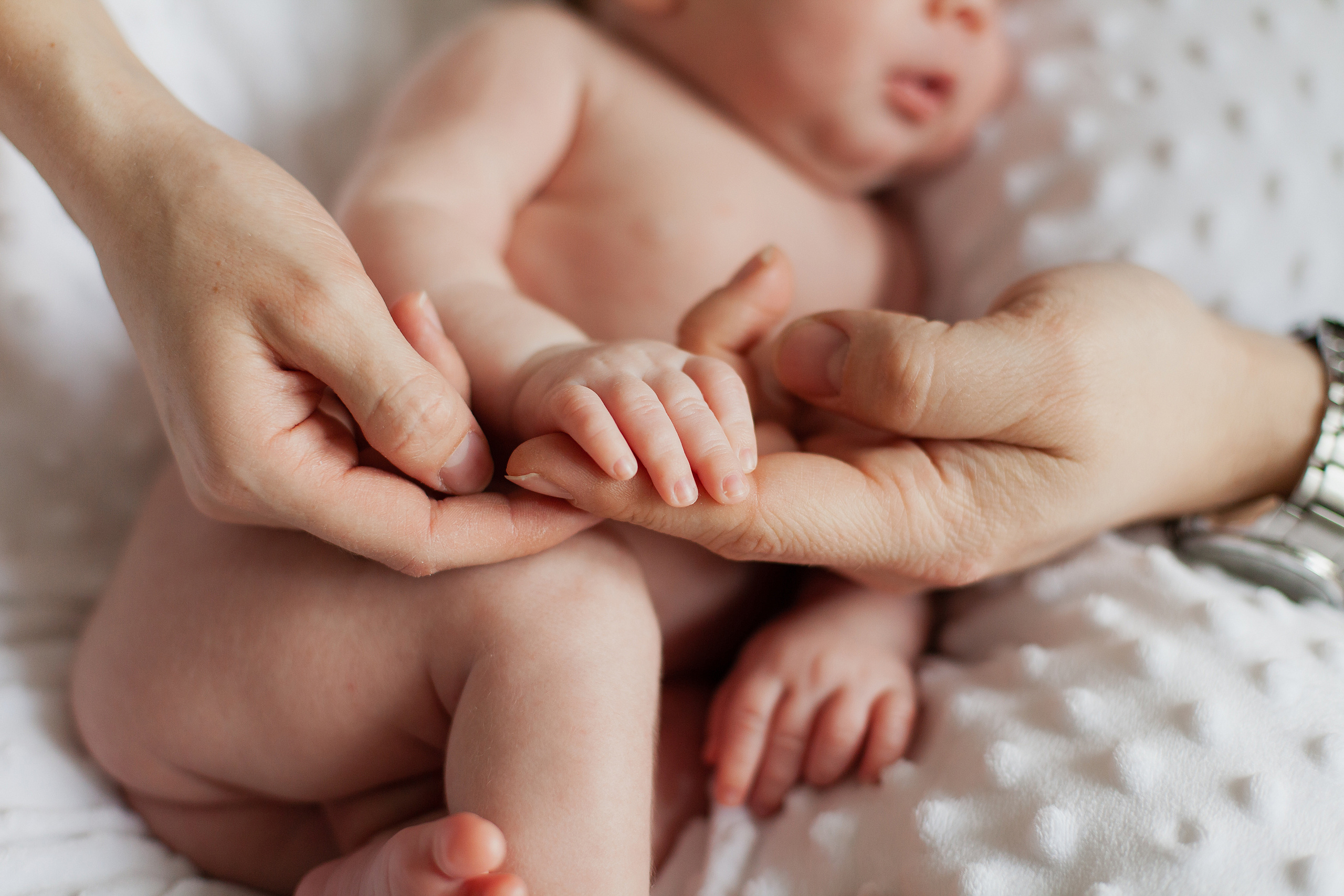 Новорождённый Андрюша (возраст примерно 25 дней). Семейный и детский фотограф