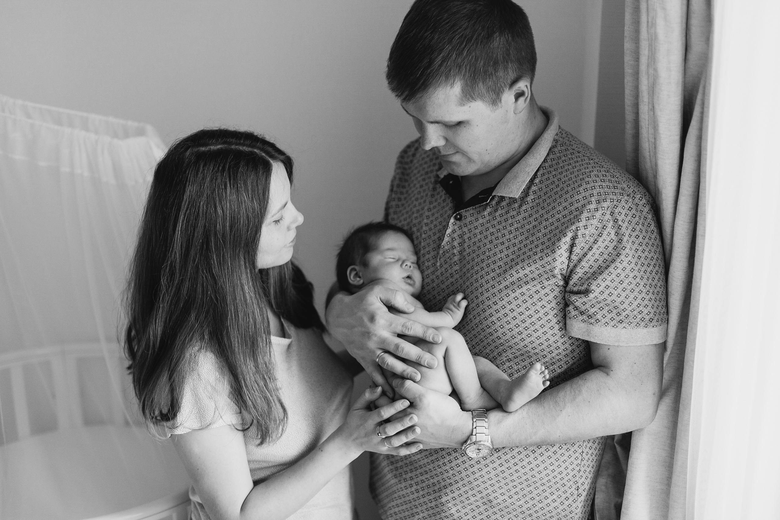 Новорождённый Андрюша (возраст примерно 25 дней). Семейный и детский фотограф