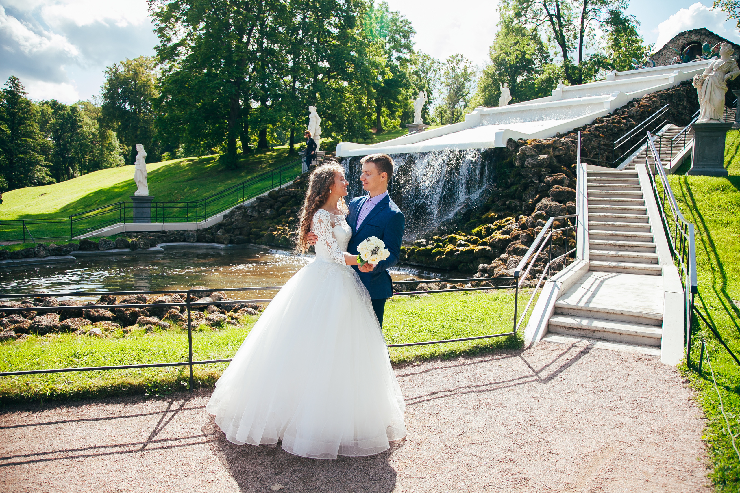 Садьба для двоих. Петергоф. Семейный и детский фотограф