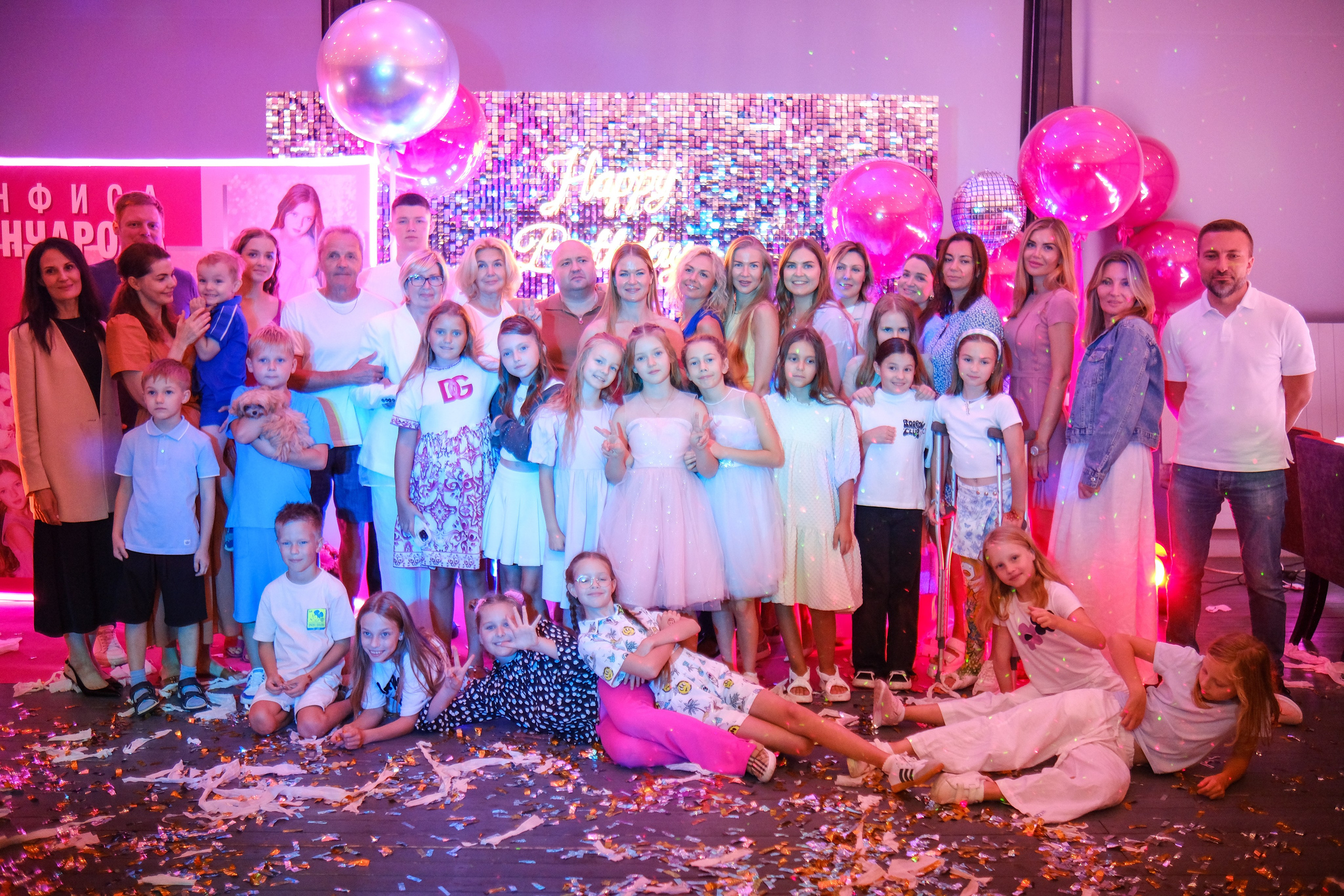 День рождения Анфисы. Семейный детский ньюборн фотограф в Москве Марта Петрова