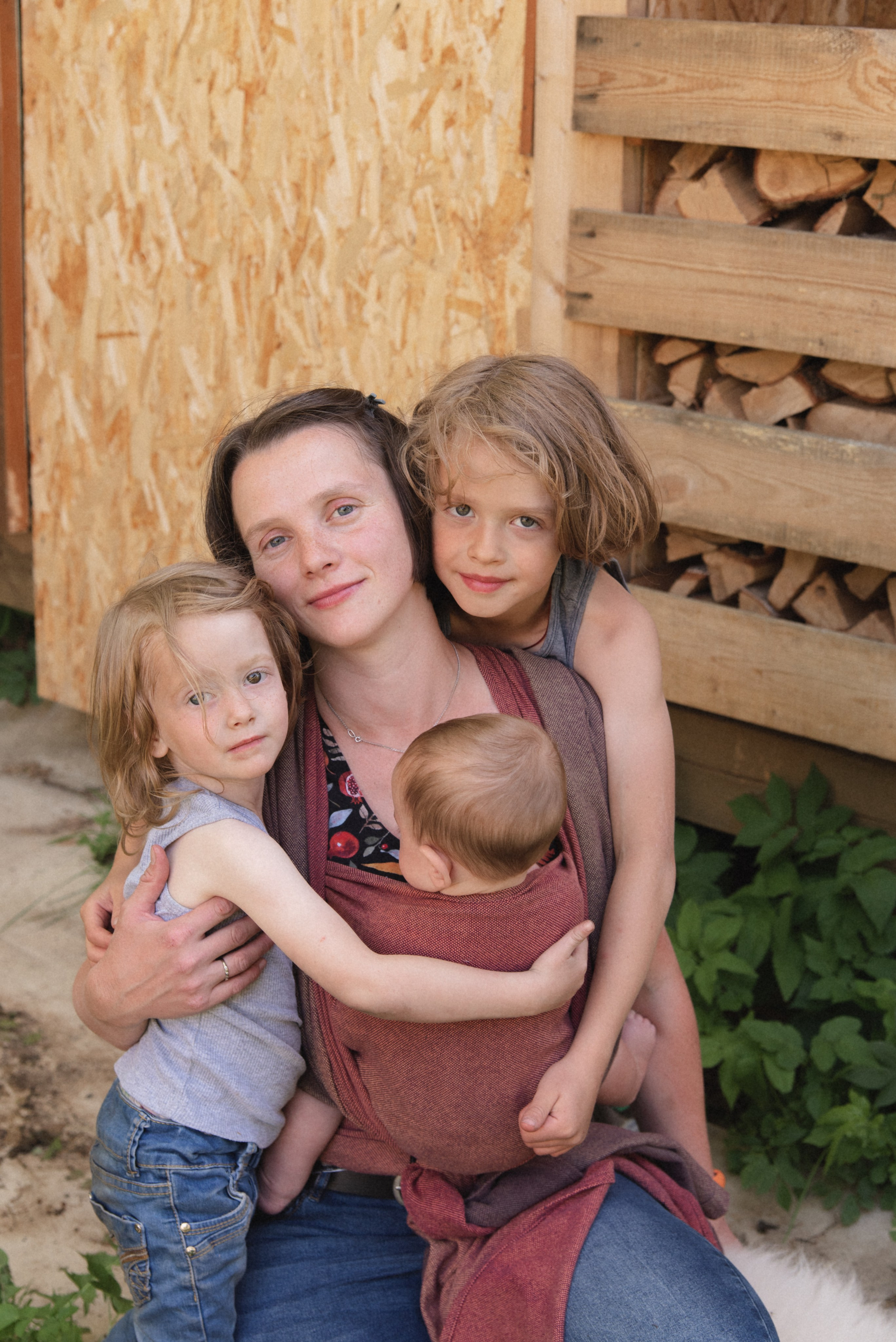 Наташа и её семья. Портретный фотограф в Москве Анжела Губайдулина