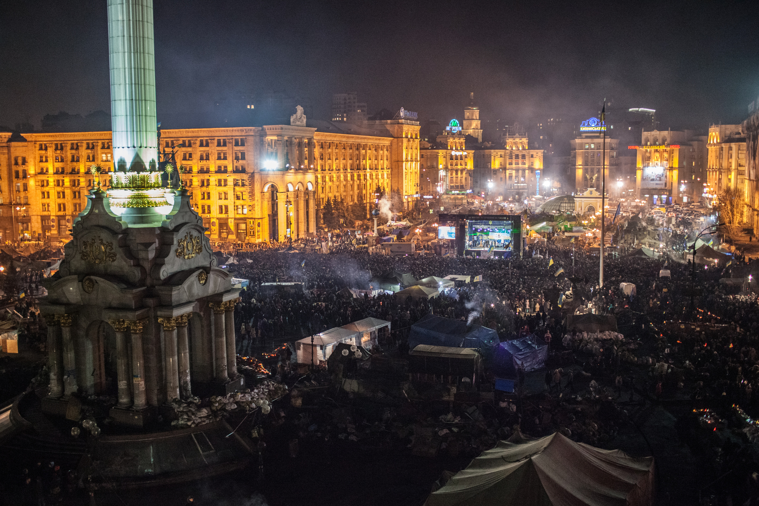 Киев после революции. Фотограф Роман Демьяненко