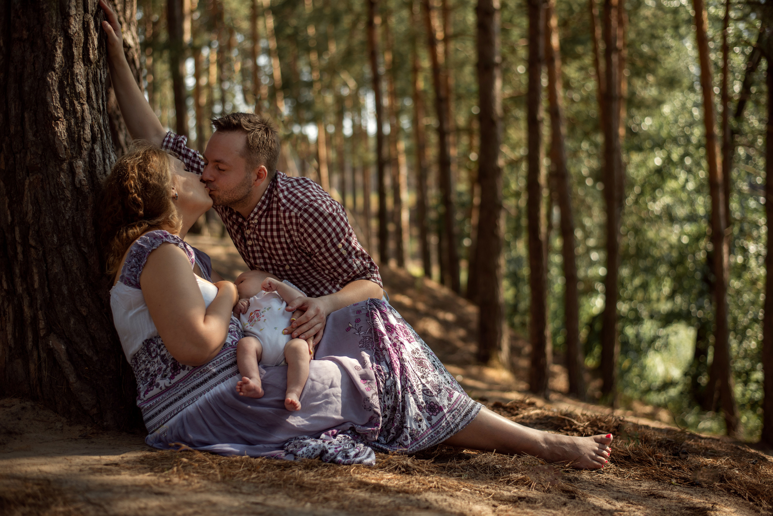 Фотосессия в соснвом бору. Семейный фотограф Екатерина Шаманаева