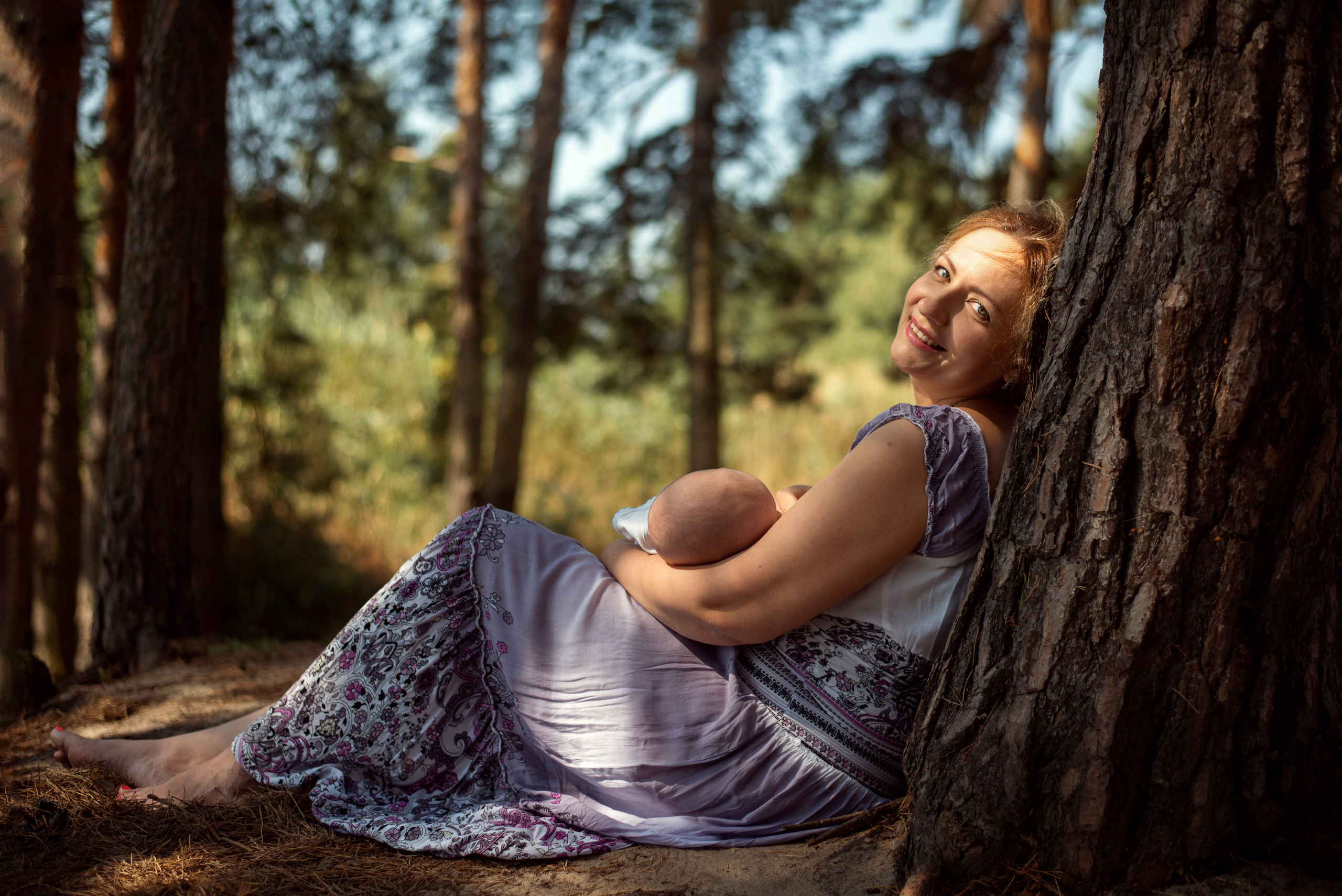 Фотосессия в соснвом бору. Семейный фотограф Екатерина Шаманаева