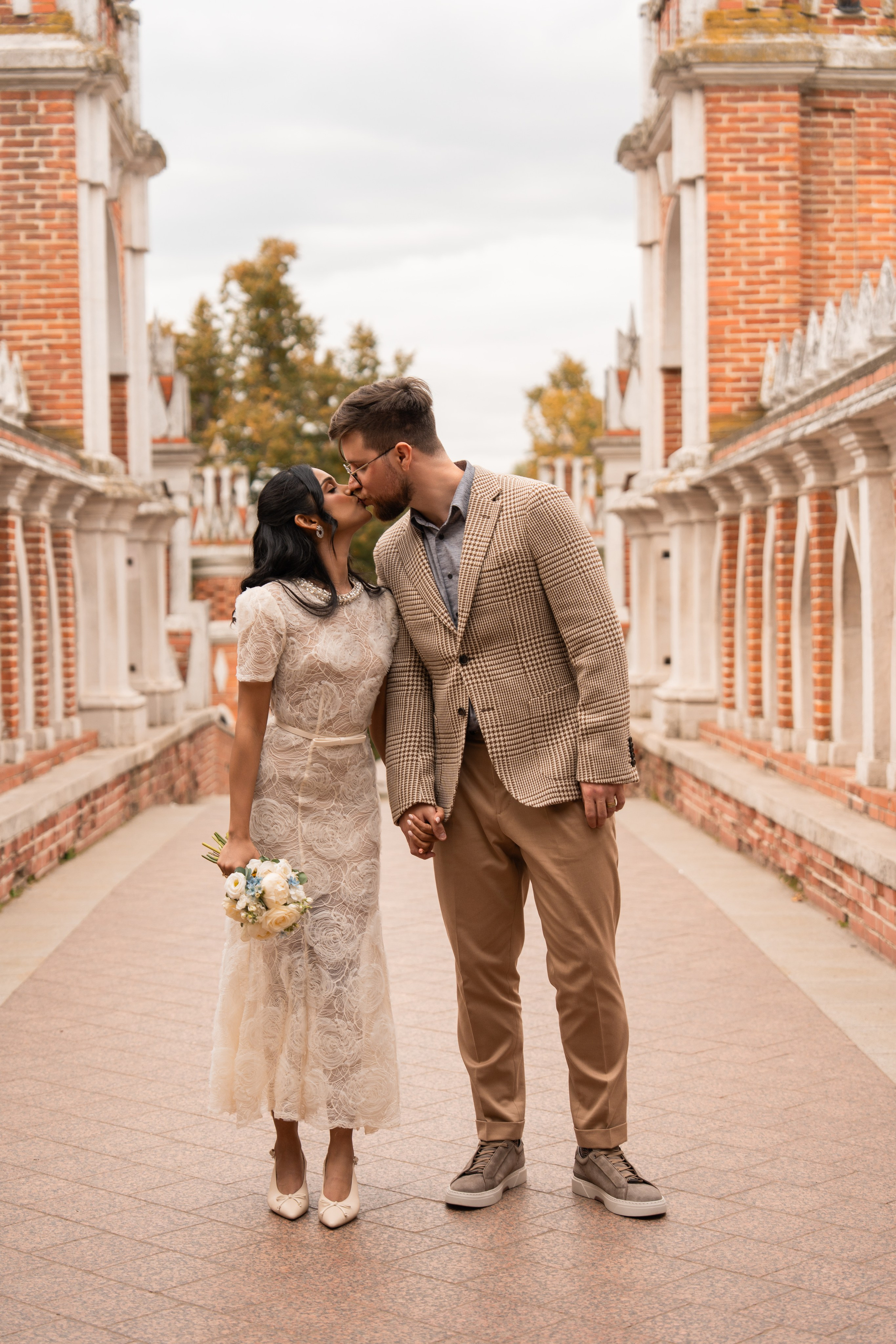Максим и Харша, Царицыно. Свадебный фотограф в Москве Анна Полушина