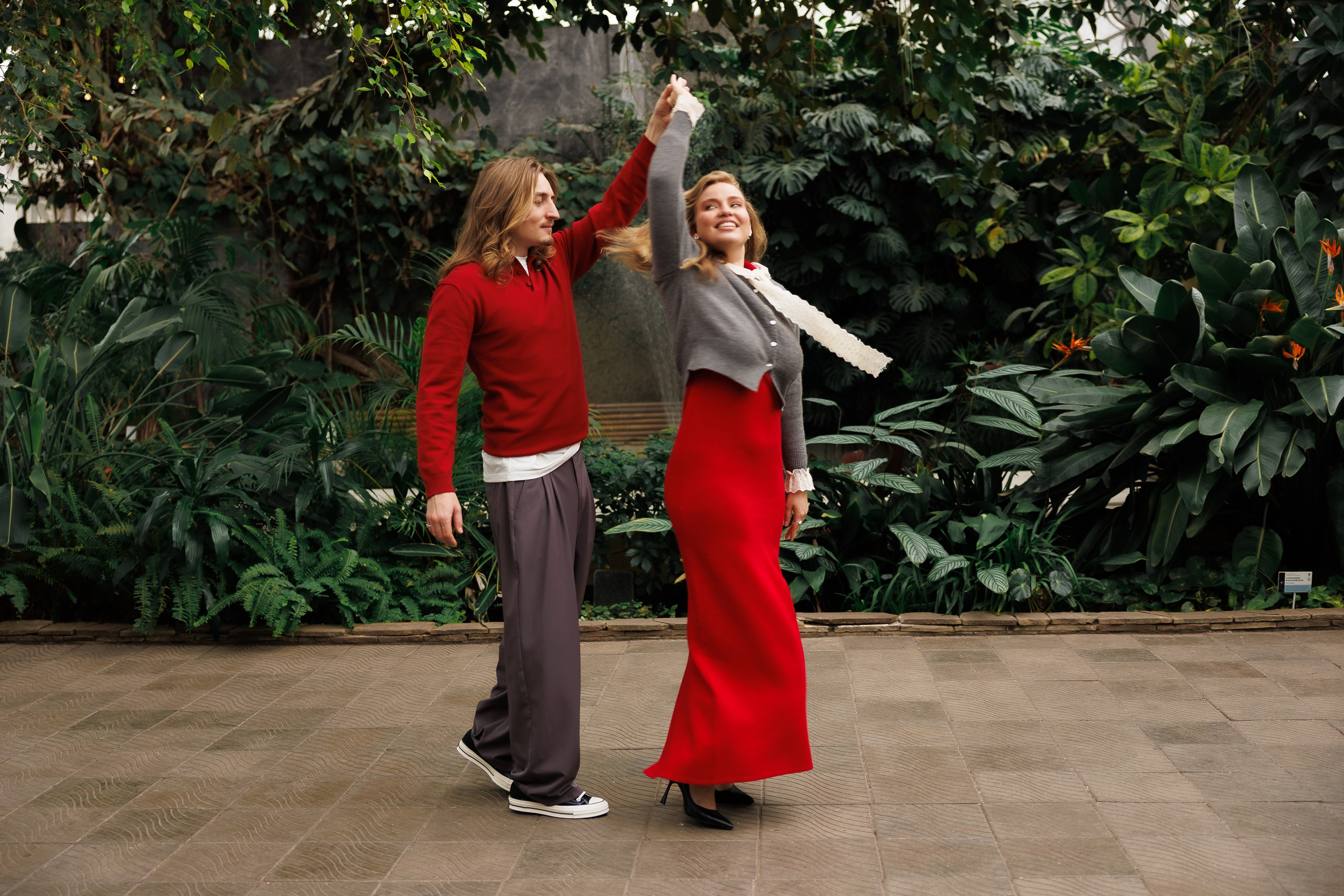 Предложение в оранжерее. Свадебный и семейный фотограф в Москве Красинская Мария