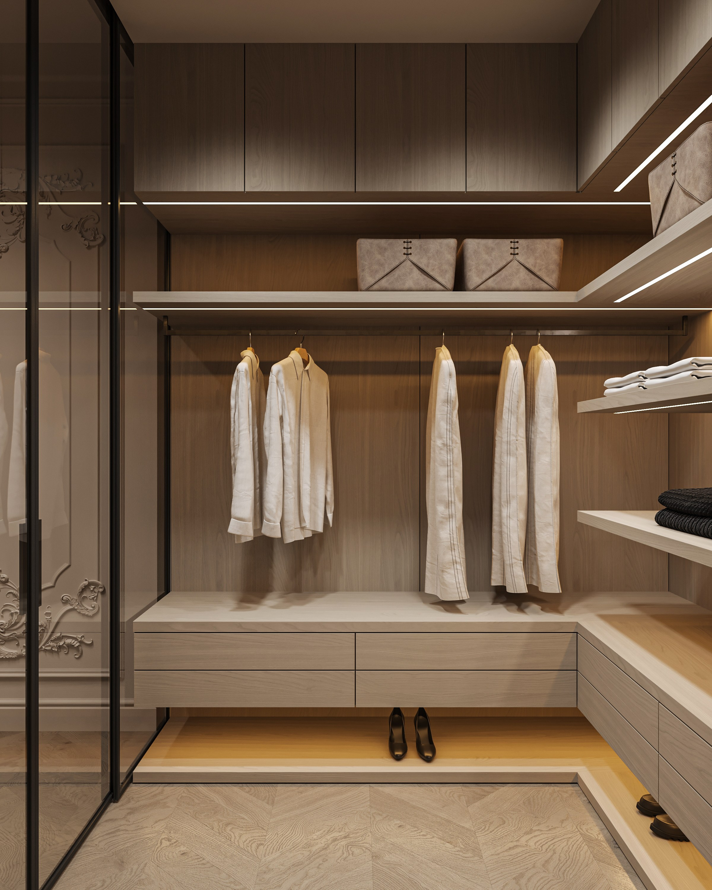 Кухня-гостиная ЖК «Континенталь». 3D визуализация интерьера Надежда Соколова