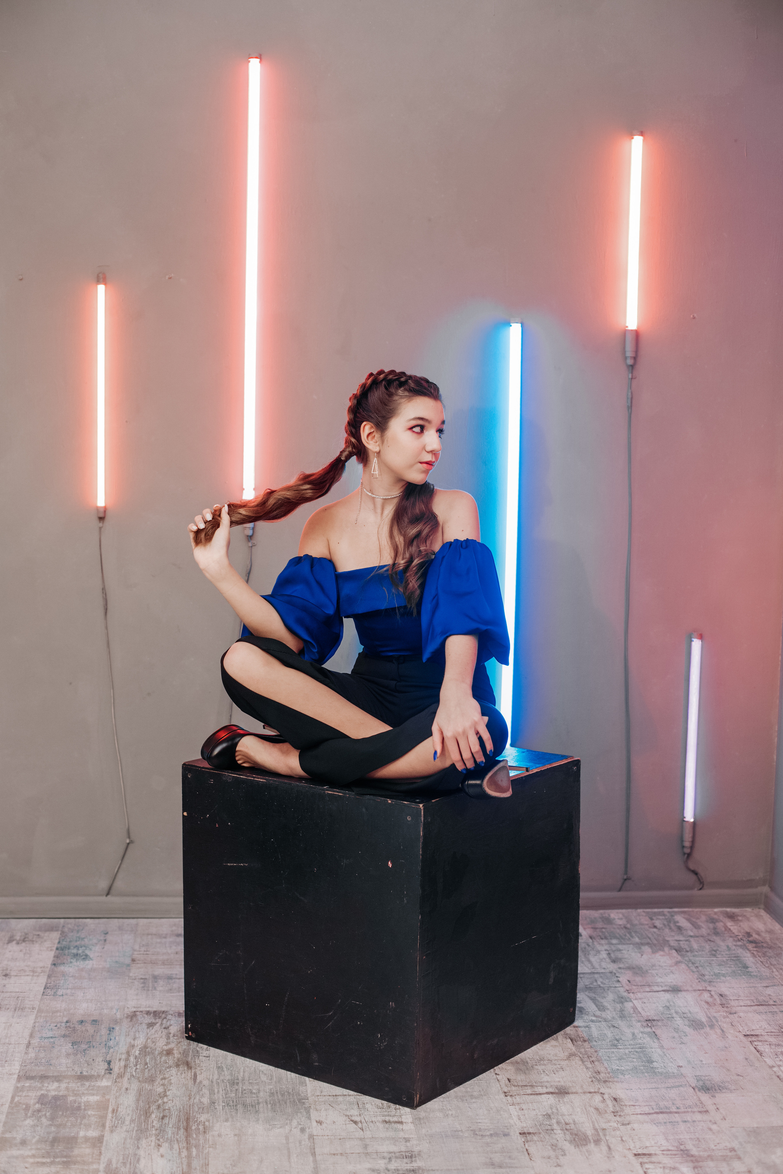 Леночка (традиционная новогодняя фотосессия). Семейный и свадебный фотограф в Воронеже Майя Добровольская