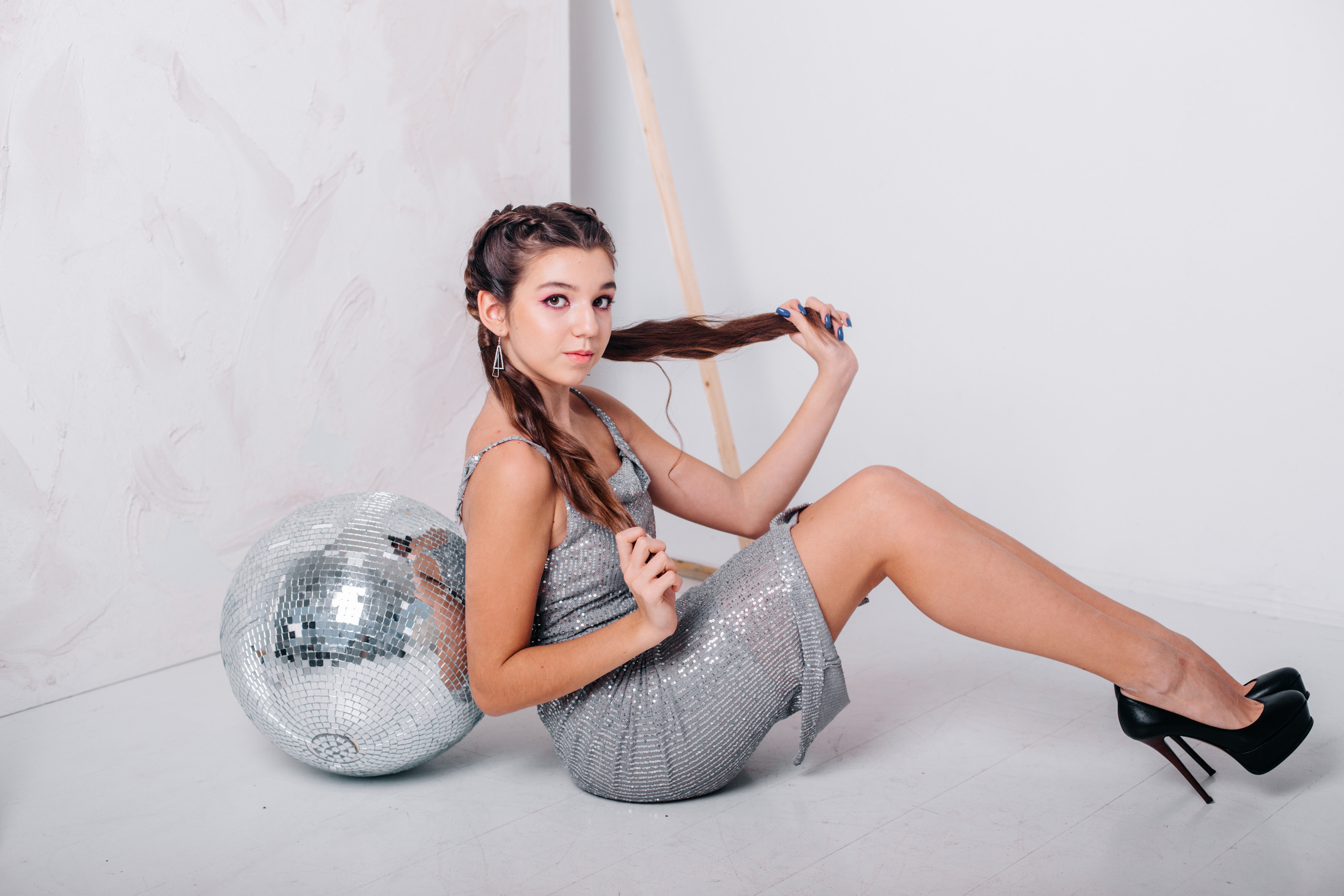 Леночка (традиционная новогодняя фотосессия). Семейный и свадебный фотограф в Воронеже Майя Добровольская