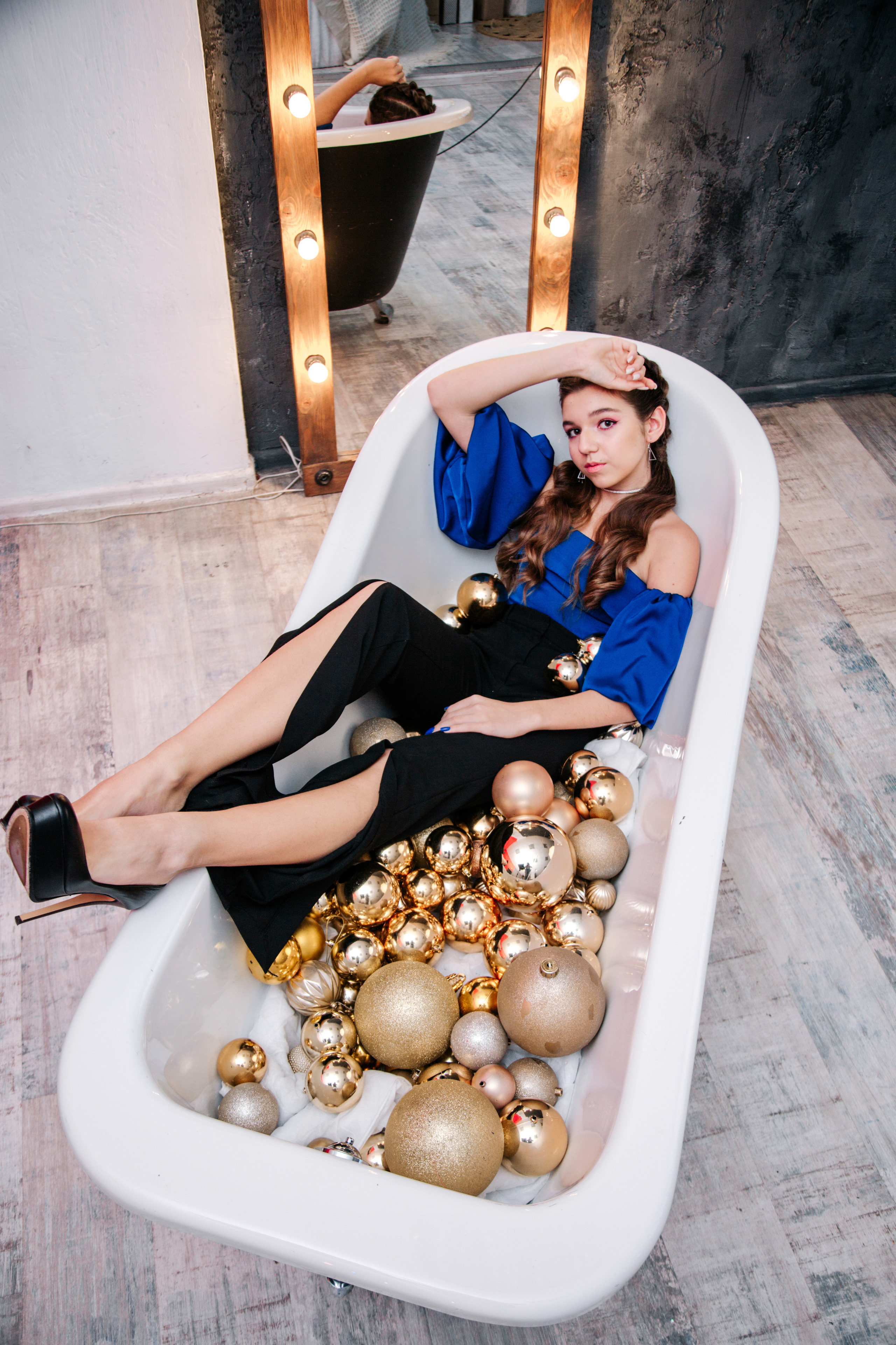 Леночка (традиционная новогодняя фотосессия). Семейный и свадебный фотограф в Воронеже Майя Добровольская