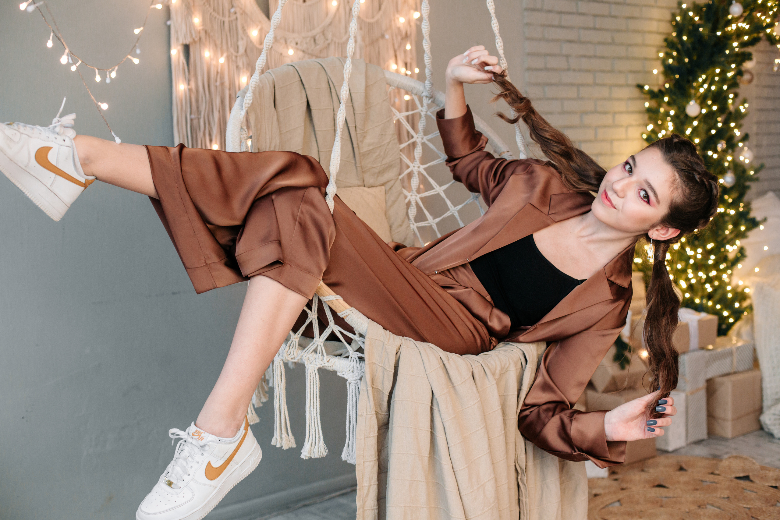 Леночка (традиционная новогодняя фотосессия). Семейный и свадебный фотограф в Воронеже Майя Добровольская