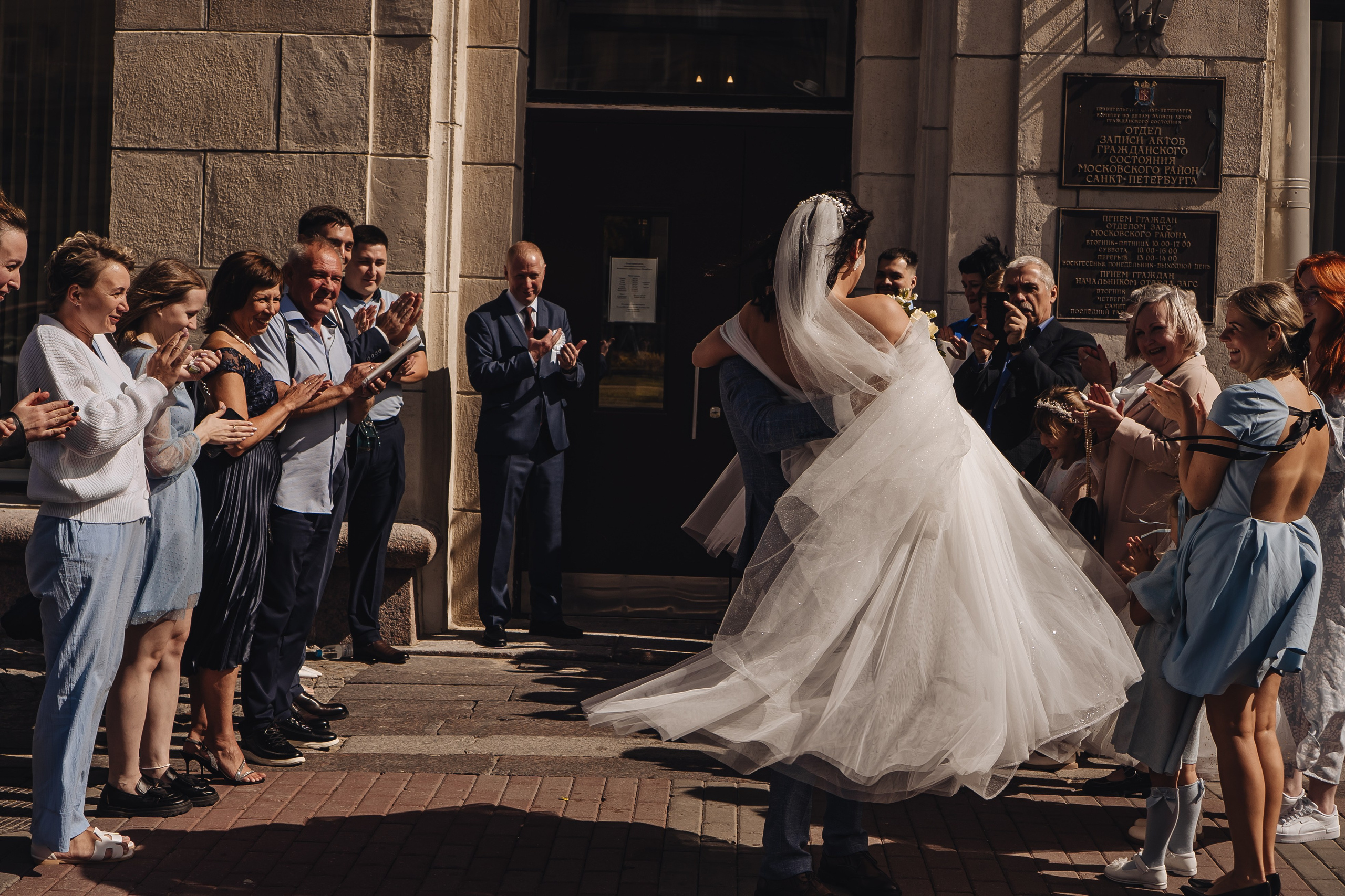 СВАДЕБНАЯ СЬЕМКА В ЗАГСЕ НА МОСКОВСКОМ ПРОСПЕКТЕ. Профессиональный фотограф, Санкт-Петербург — Виктория Богомолова