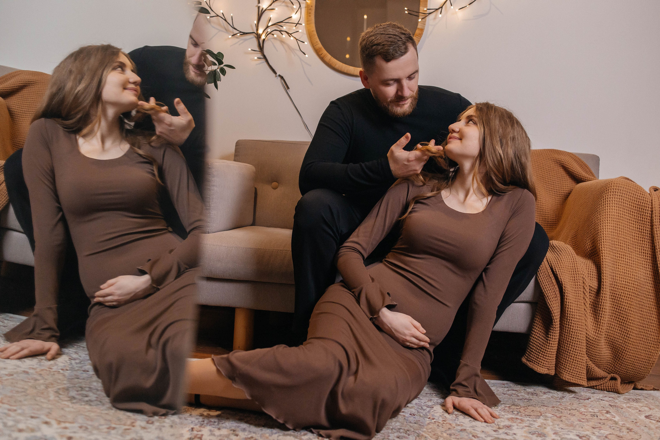 Новогодняя Леша и Маша