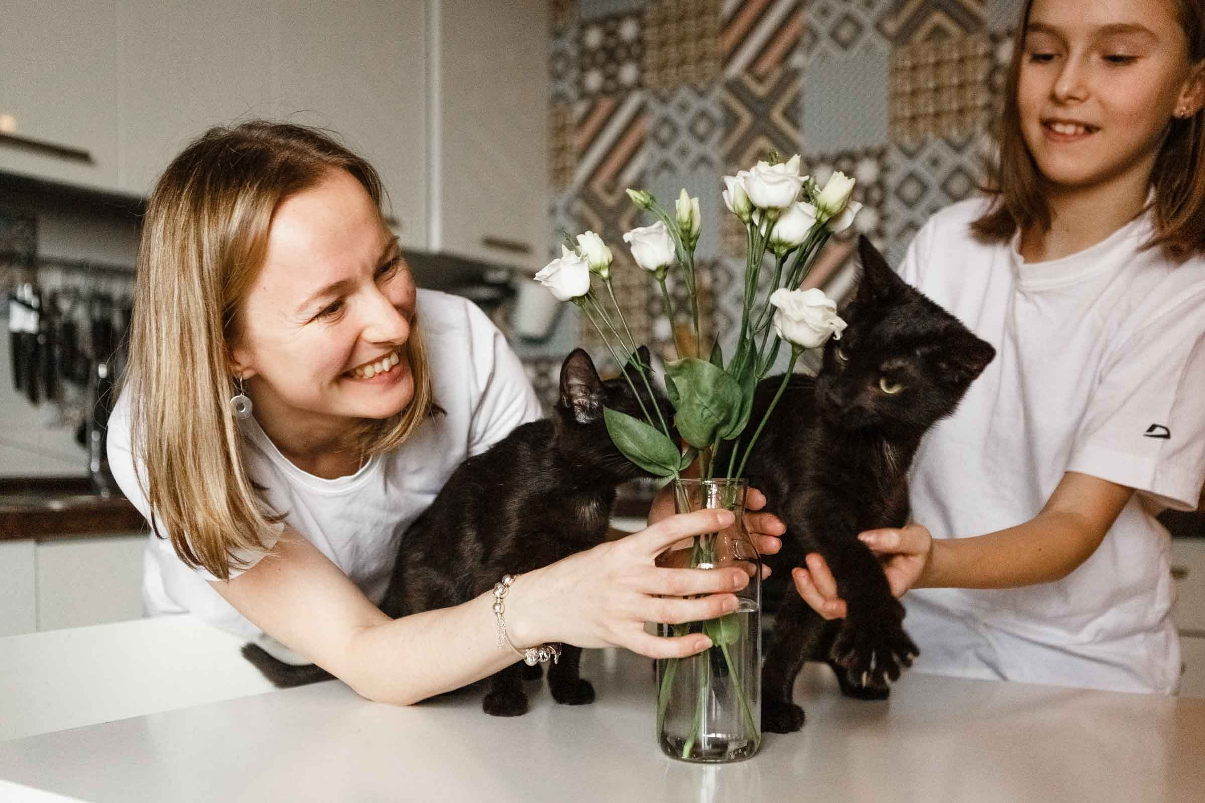 Аня, Соня, Марс и Венера🐱. Семейный и портретный фотограф в Санкт-Петербурге