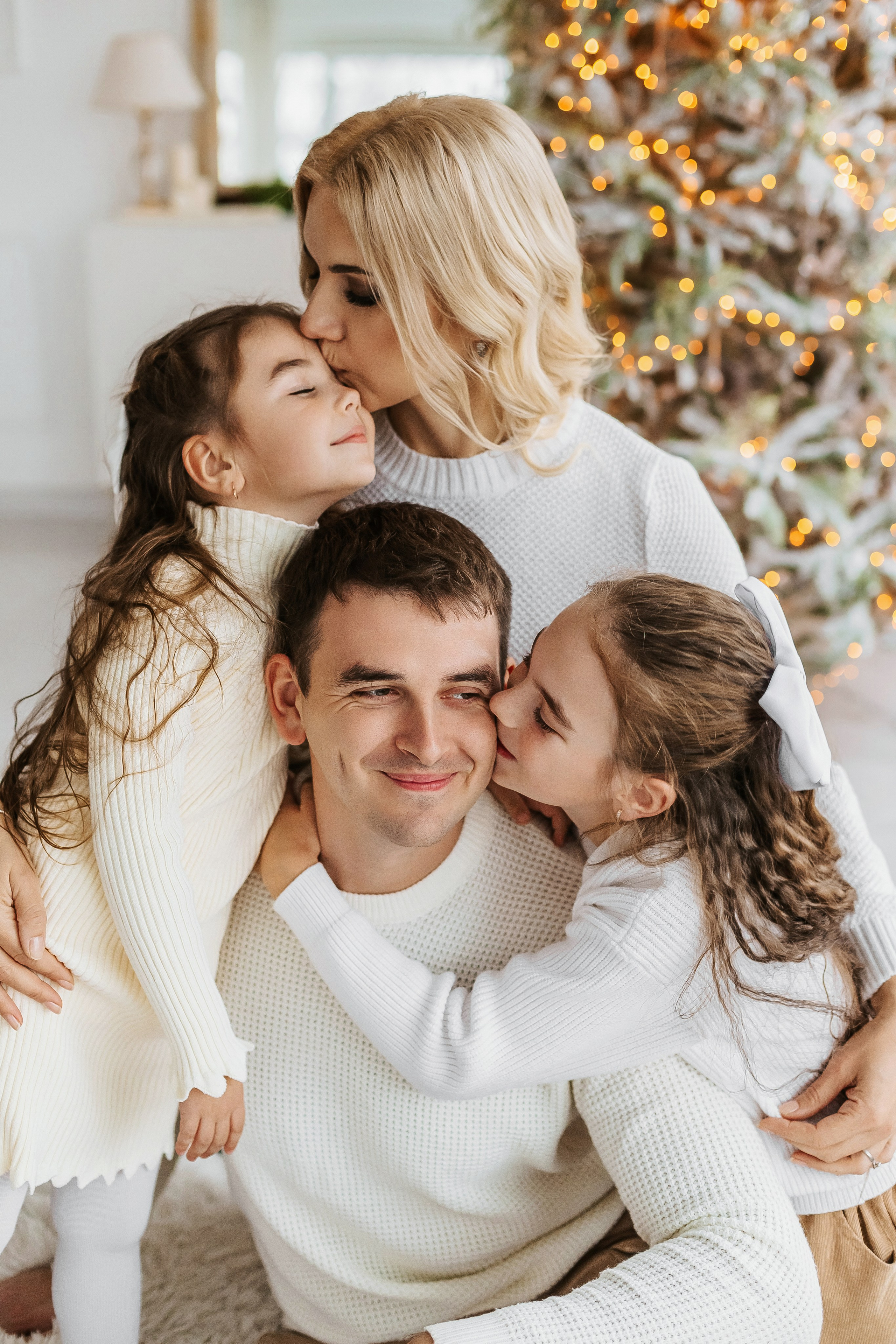 Семейная новогодняя фотосессия. Портретный и семейный фотограф в Минске