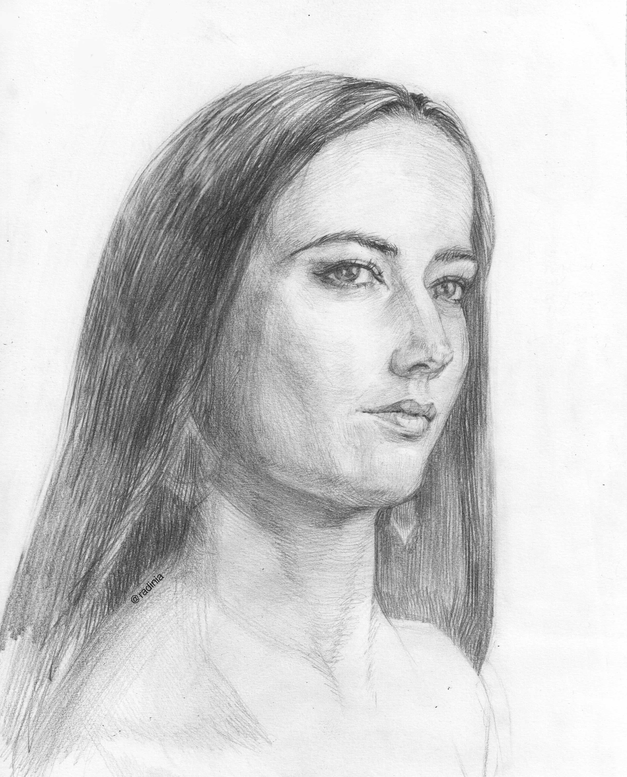 Портреты карандашом. Динара Байгельдина — Графический дизайнер и художник-иллюстратор