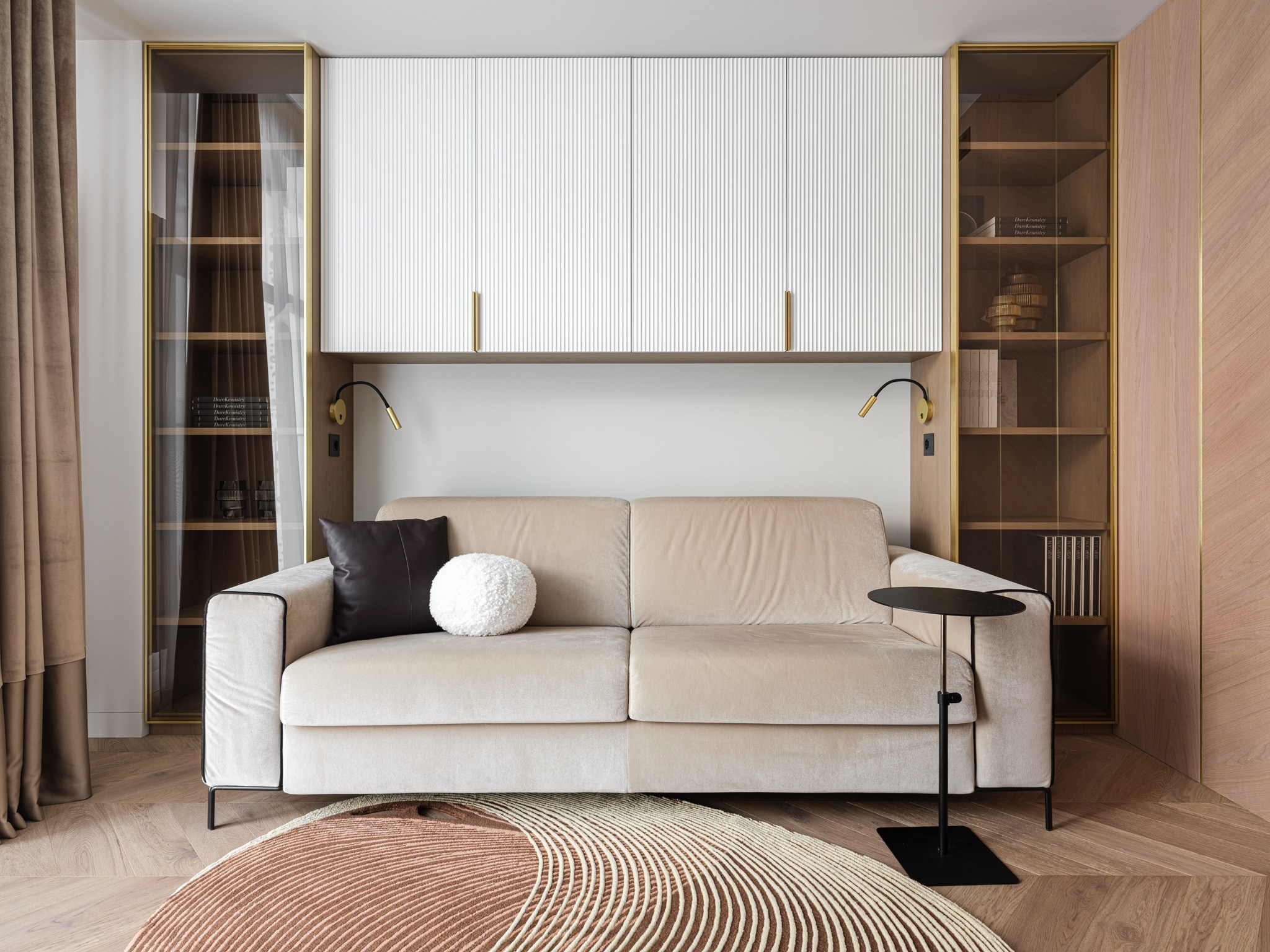 Квартира: дизайн Екатерина Митрошина, Анна Петайкина, съемка для Трио-интерьер. Фотограф Василий Буланов