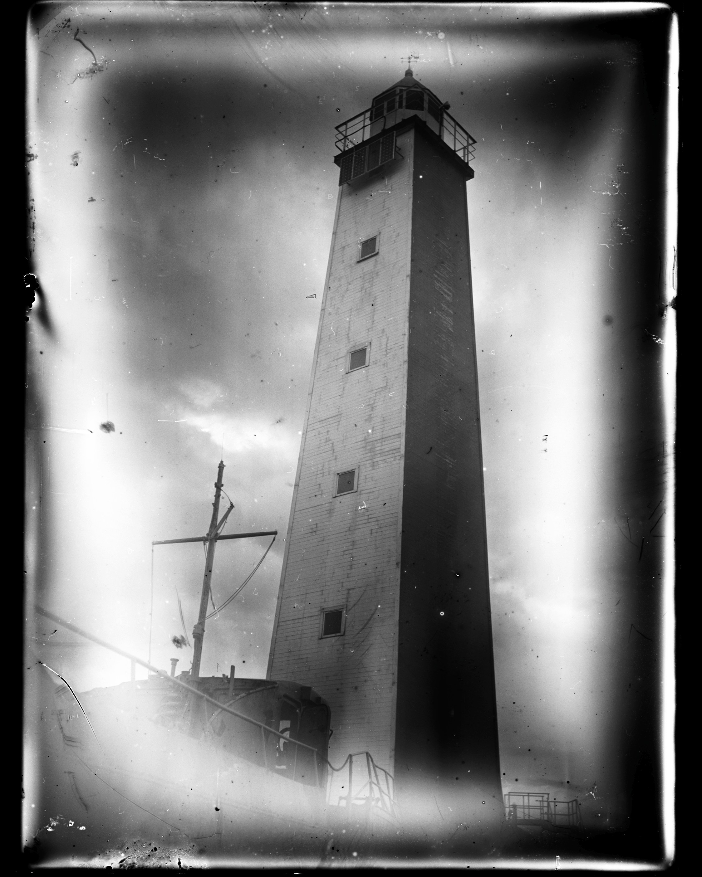 Glass plates. Darkroom aesthetics