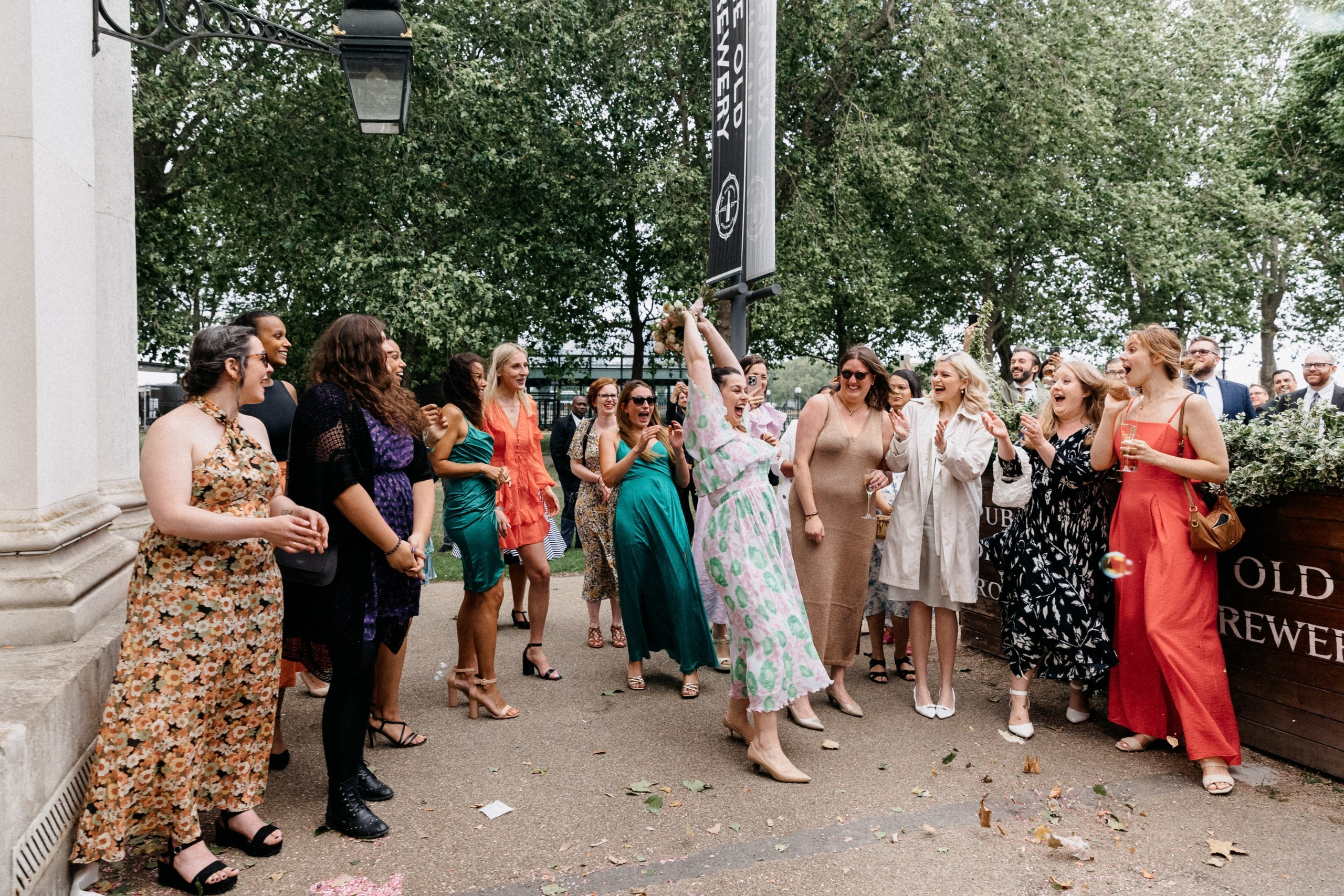Denise & Tobias at The Old Brewery, Greenwich. Moments Catchers — Wedding Photography & Video Duo in London