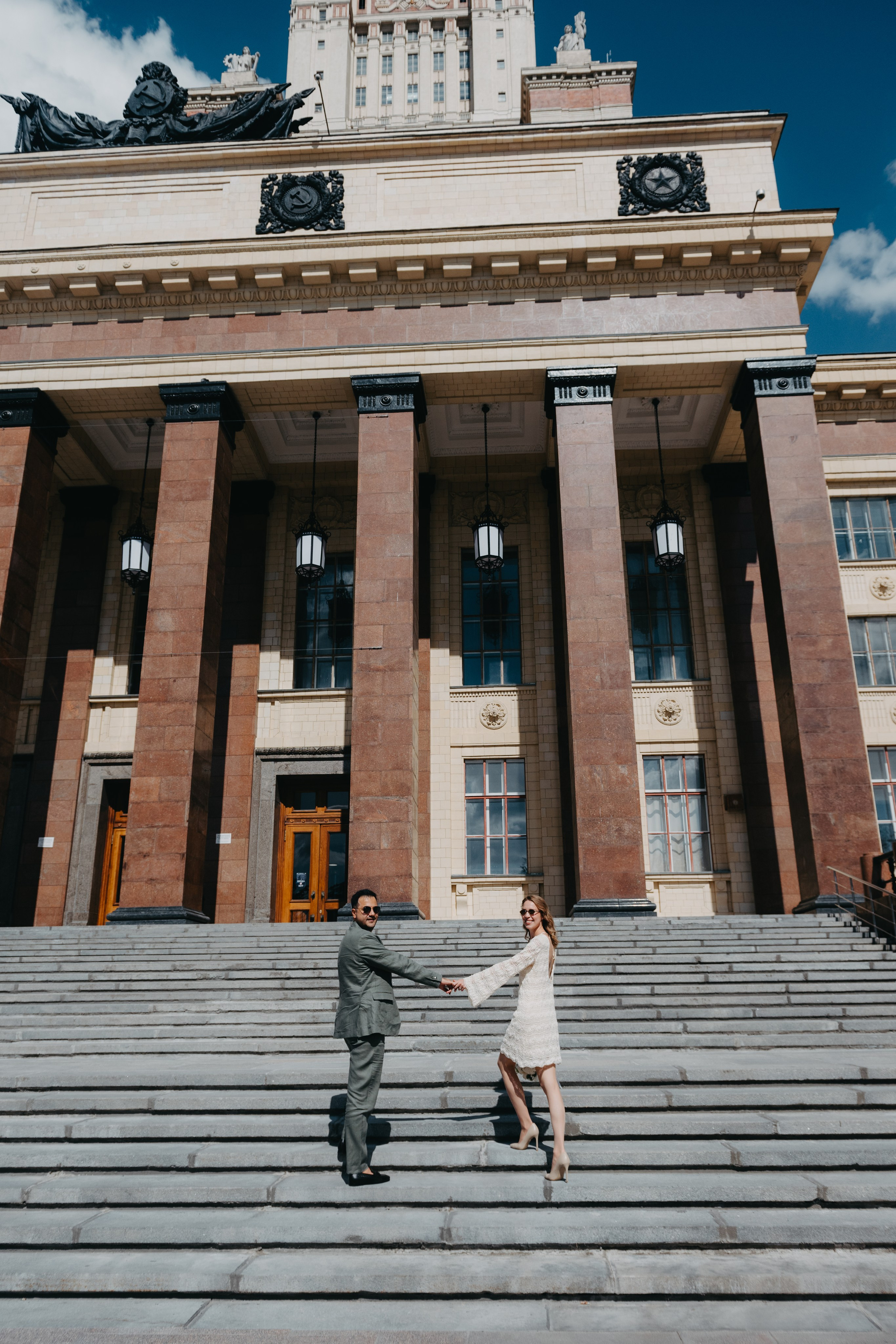 Свадебная съемка. МГУ. Фотограф в Москве и Санкт-Петербурге | Никита Шишков
