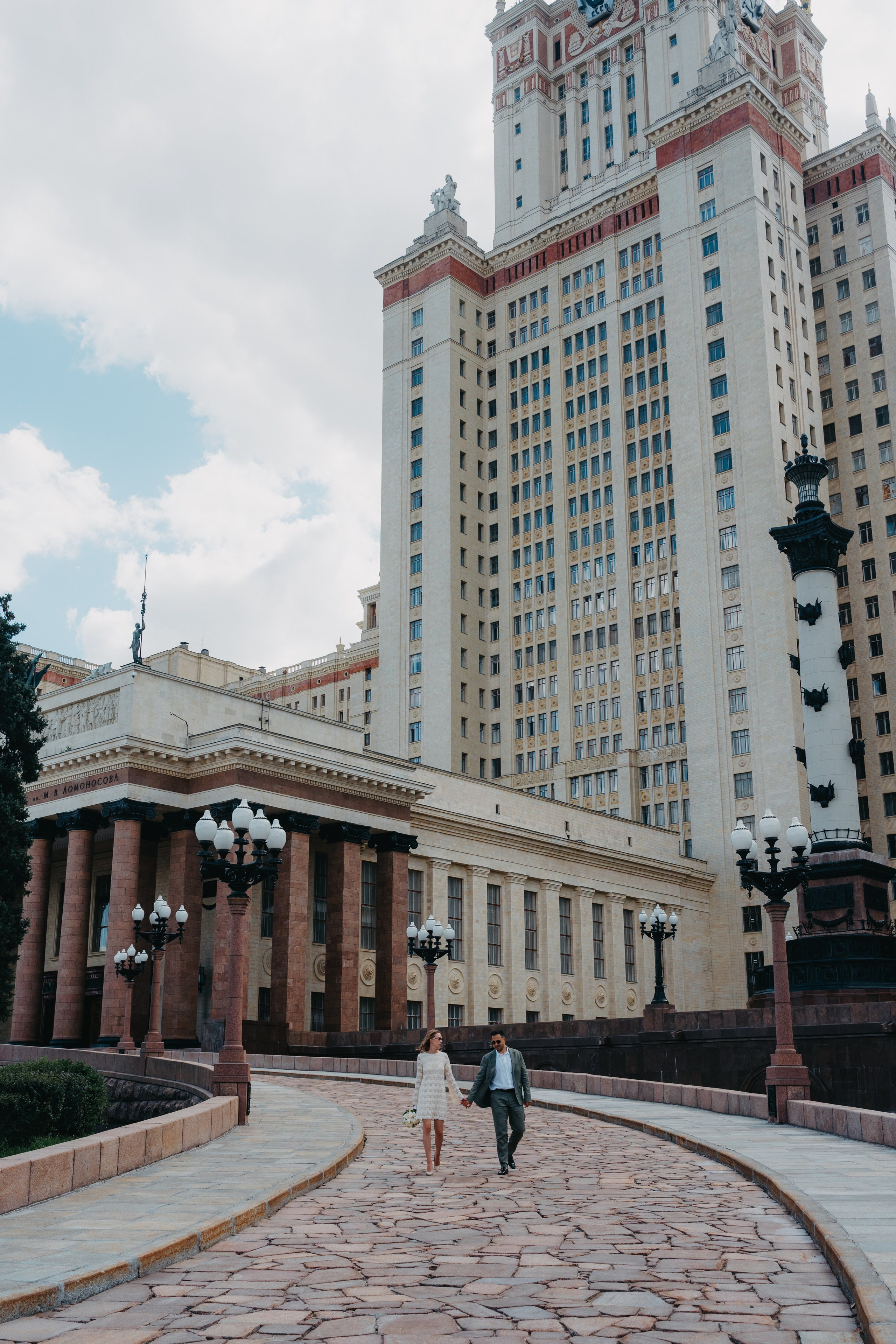 Свадебная съемка. МГУ. Фотограф в Москве и Санкт-Петербурге | Никита Шишков