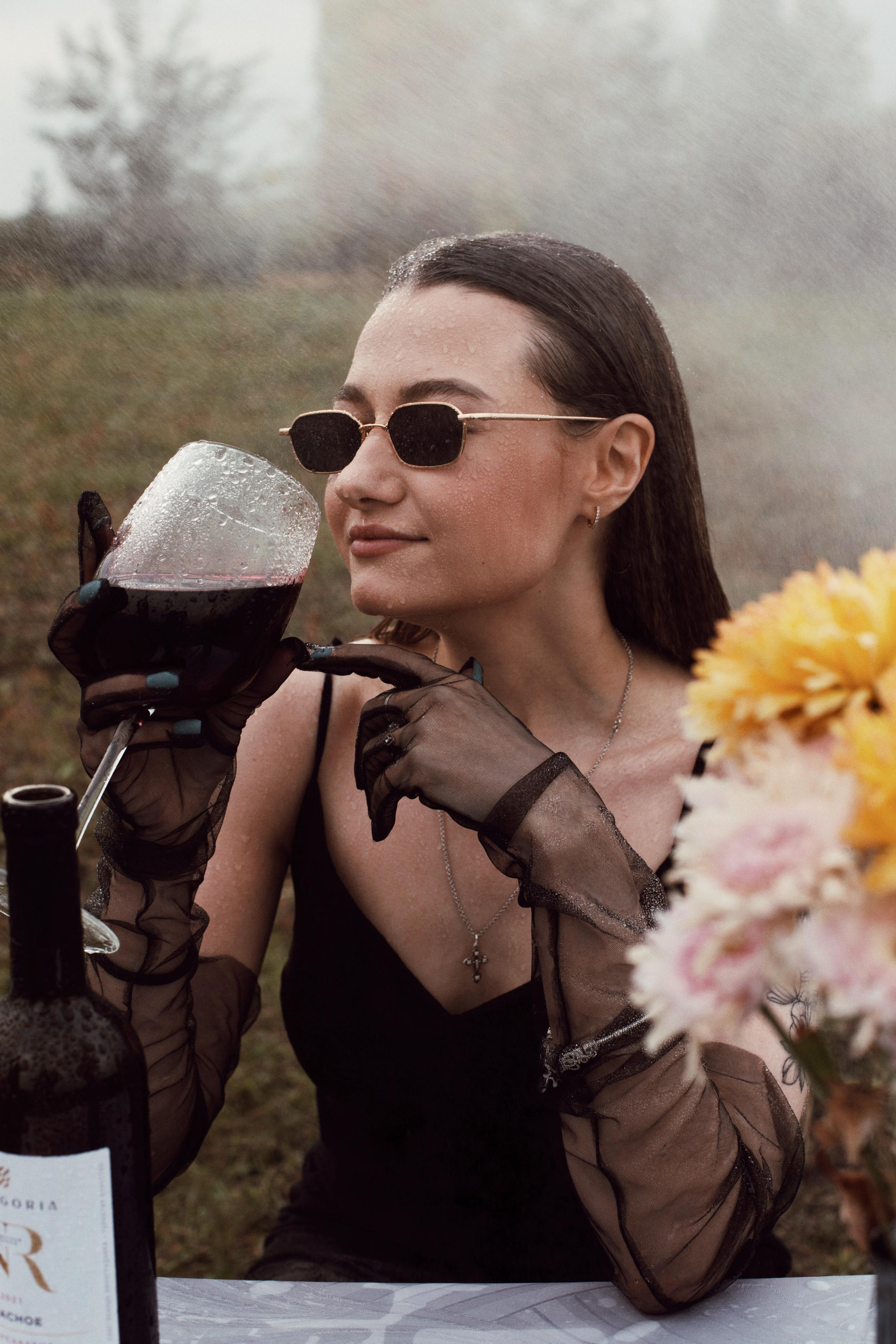 Дождь, вино и Маша. Фотограф Карина Шарафутдинова