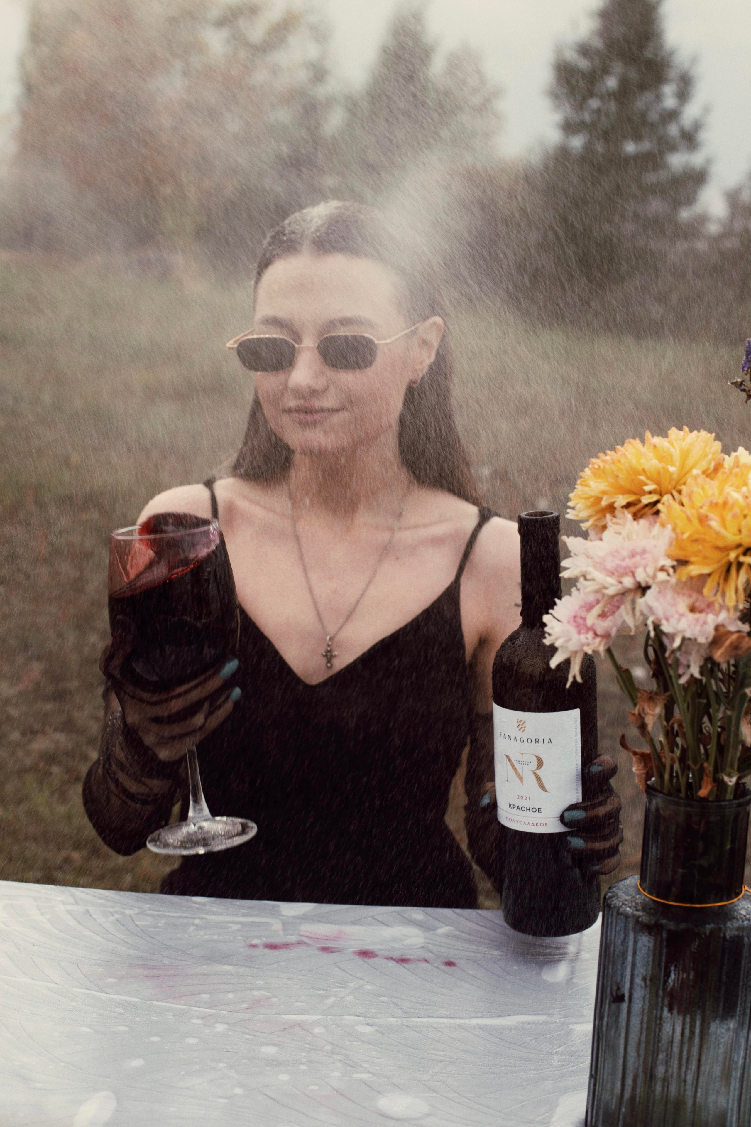Дождь, вино и Маша. Фотограф Карина Шарафутдинова