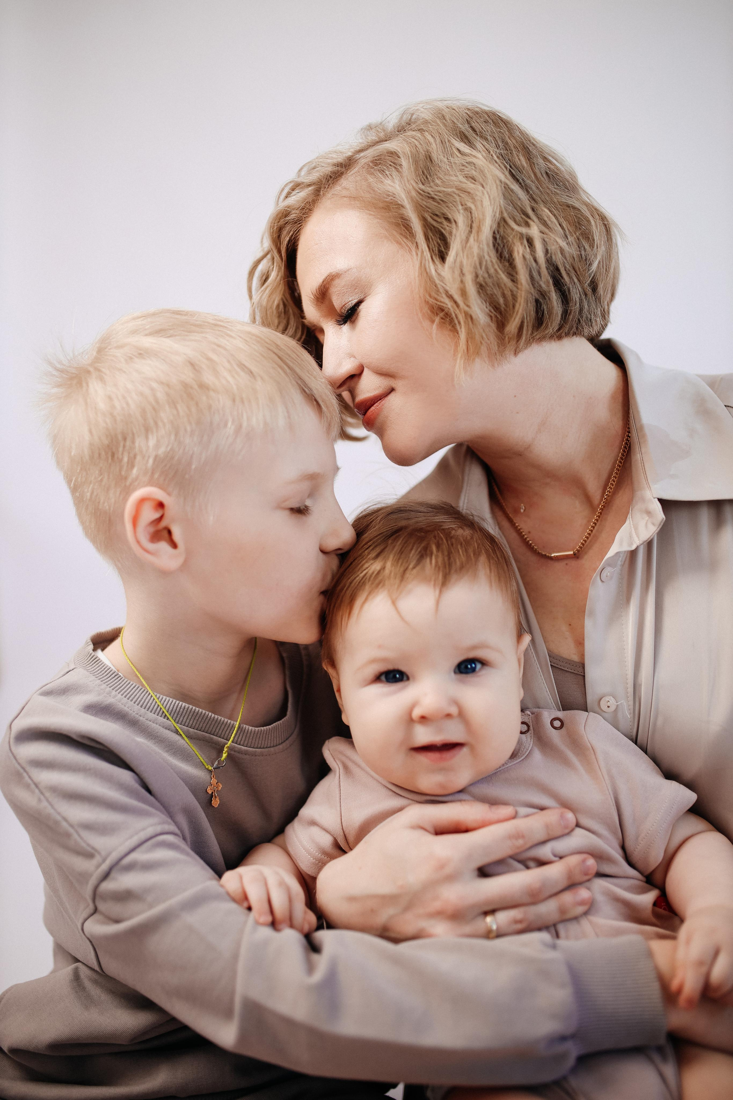 Мама и сыновья. Фотограф Карина Шарафутдинова