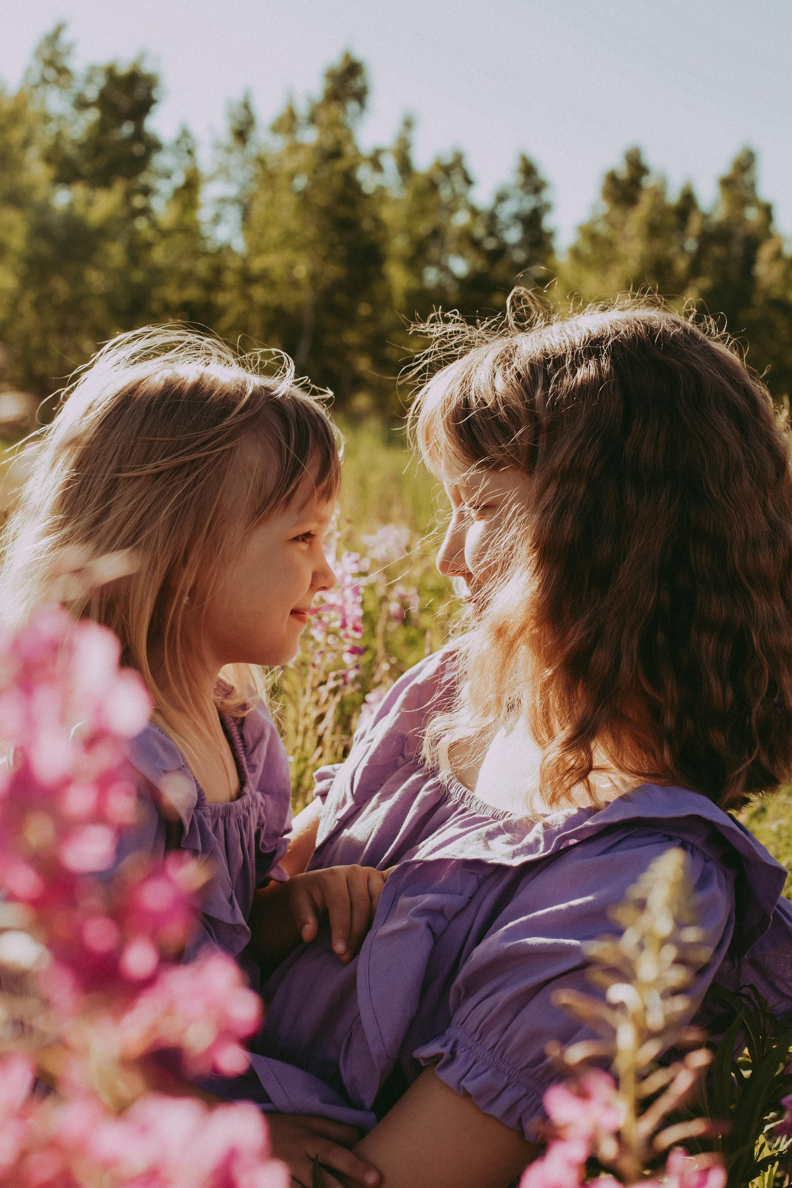 Мама и дочки. Фотограф Карина Шарафутдинова