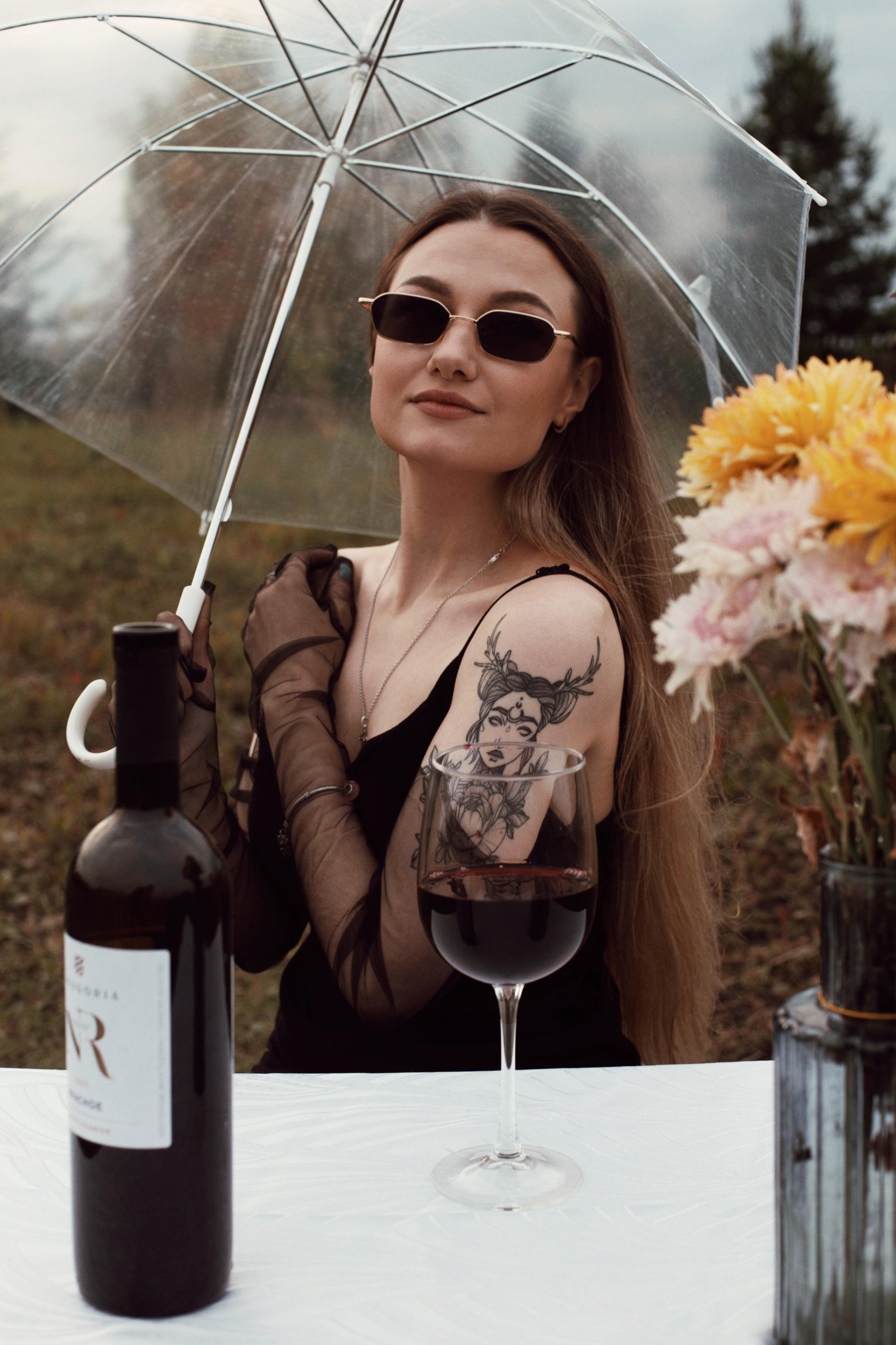 Дождь, вино и Маша. Фотограф Карина Шарафутдинова