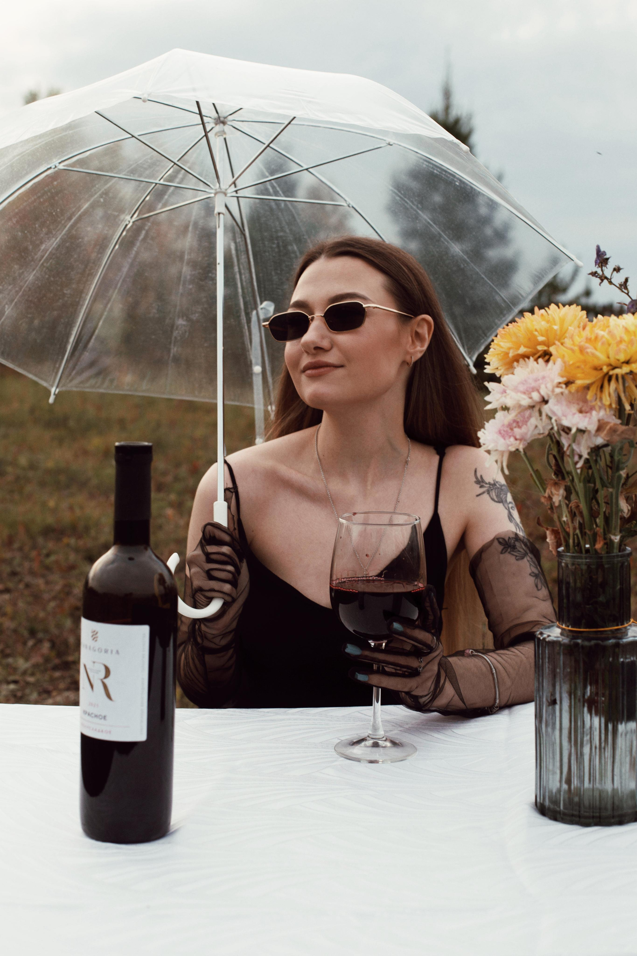 Дождь, вино и Маша. Фотограф Карина Шарафутдинова