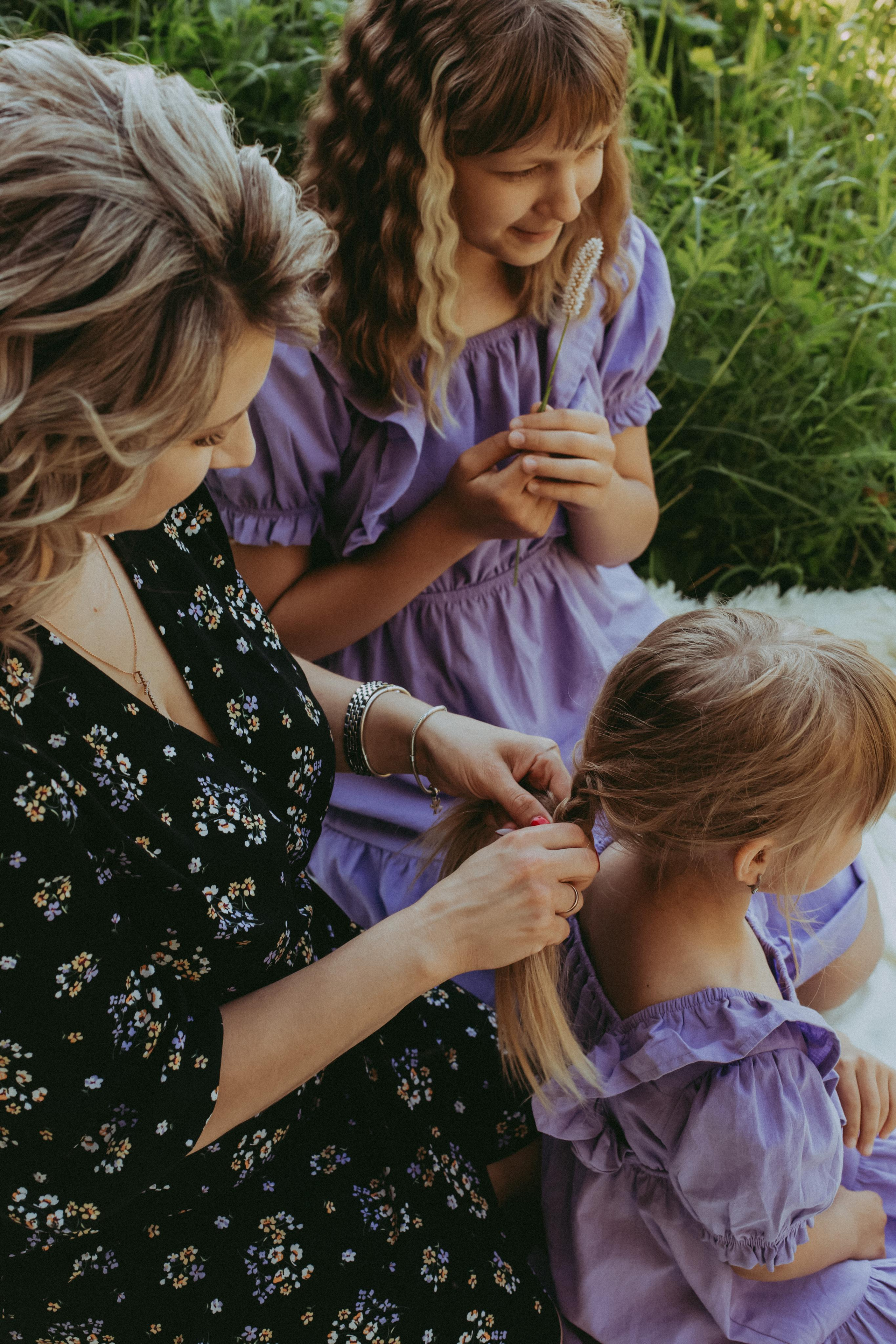 Мама и дочки. Фотограф Карина Шарафутдинова