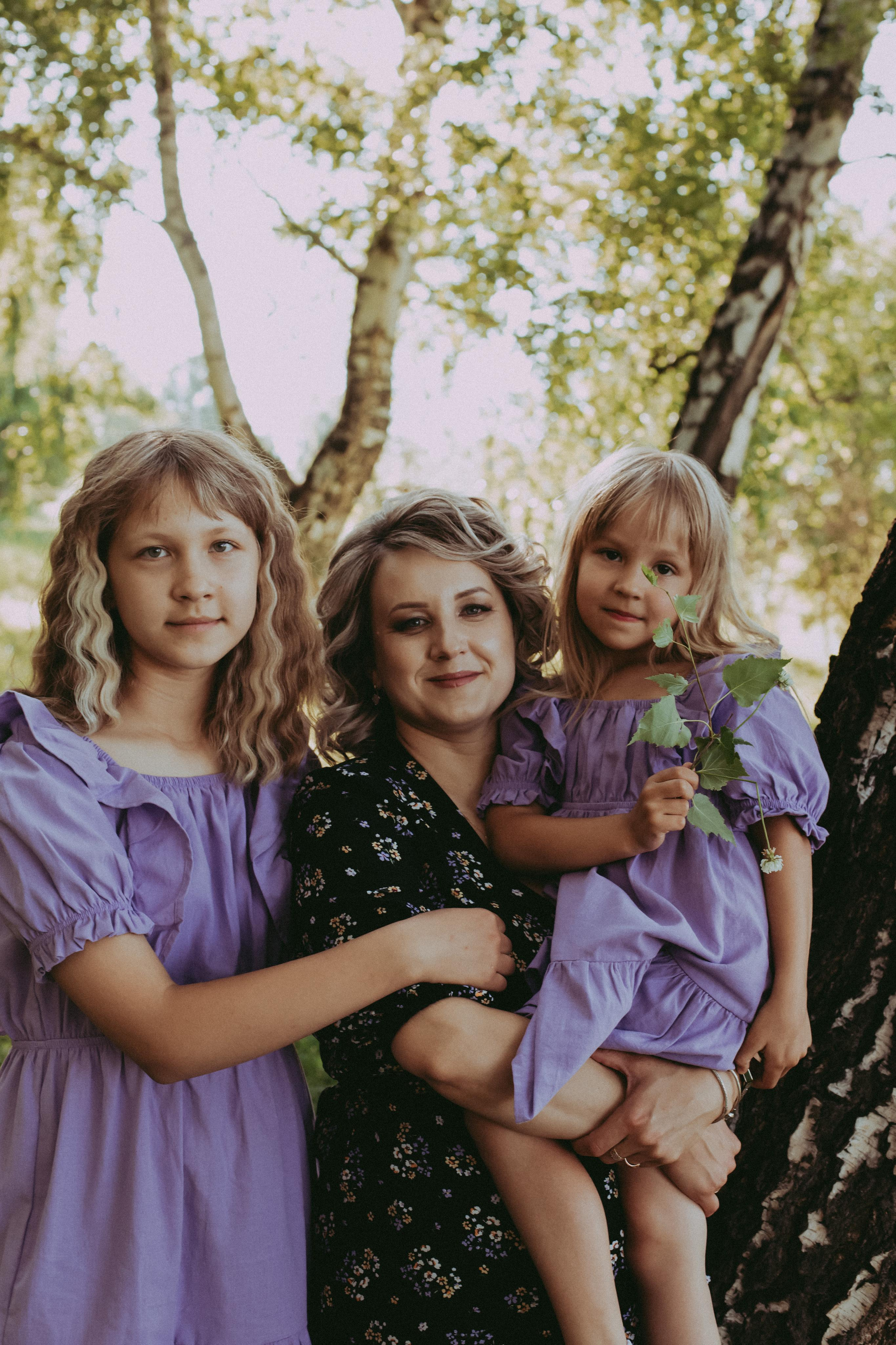 Мама и дочки. Фотограф Карина Шарафутдинова