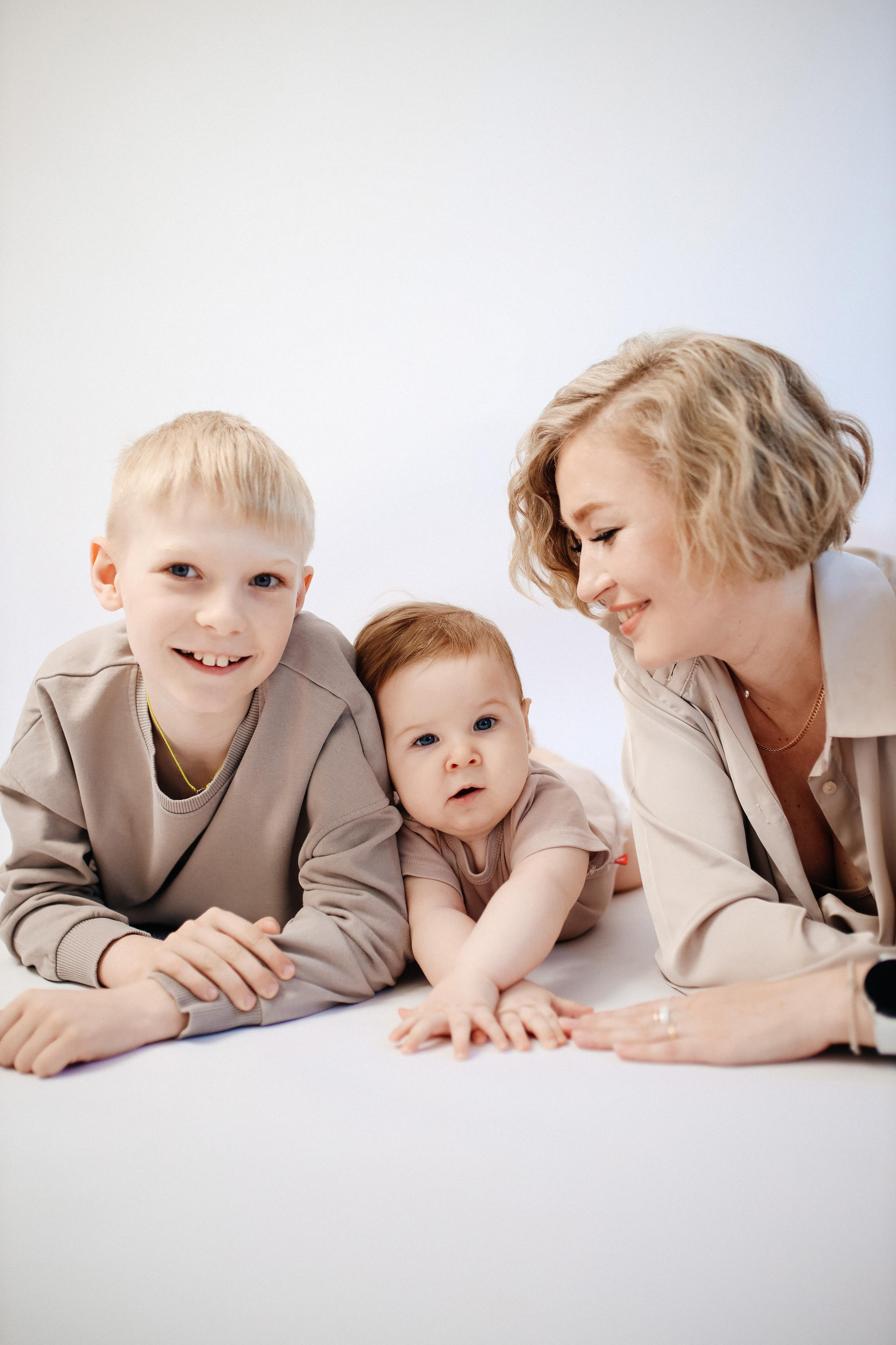 Мама и сыновья. Фотограф Карина Шарафутдинова