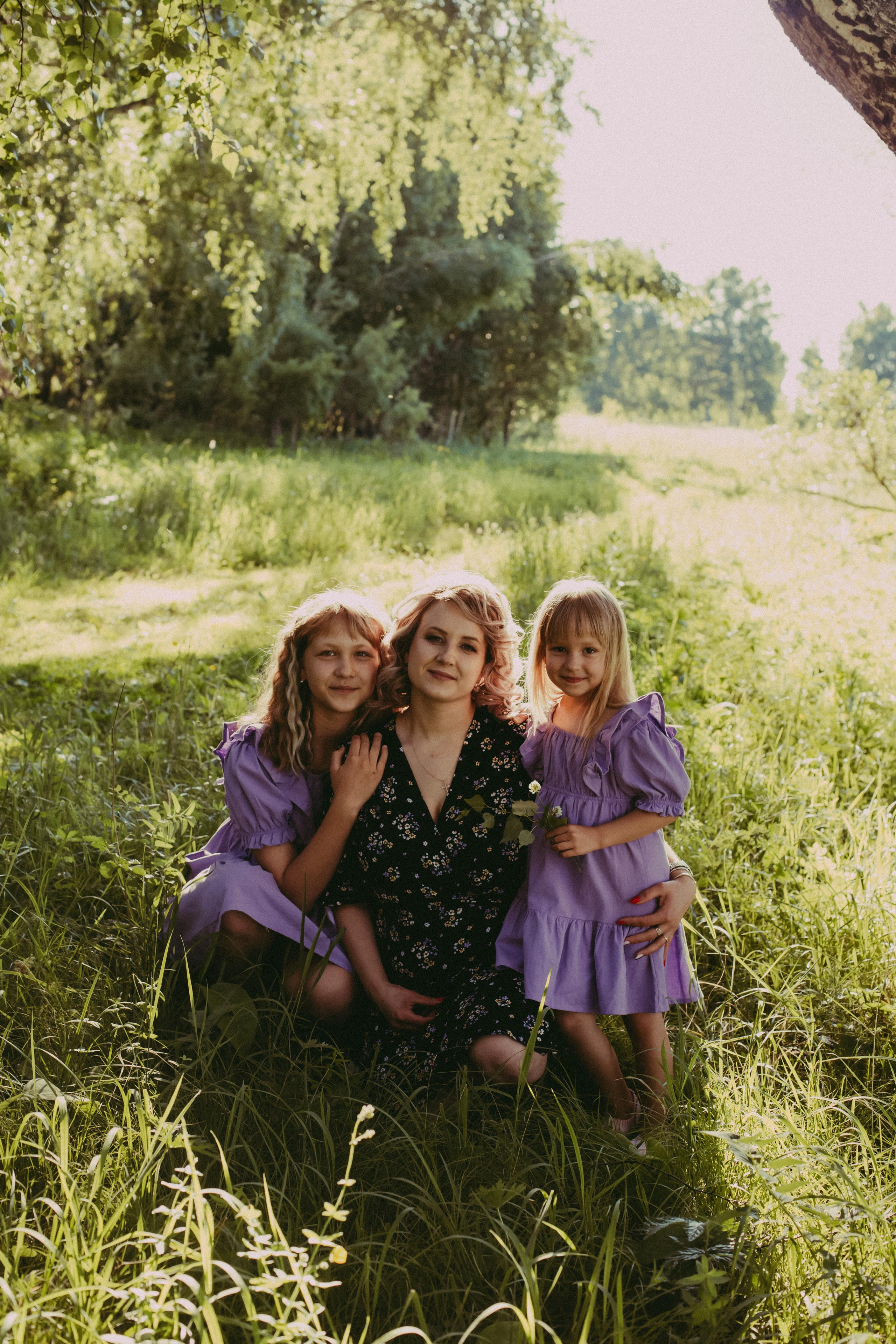 Мама и дочки. Фотограф Карина Шарафутдинова