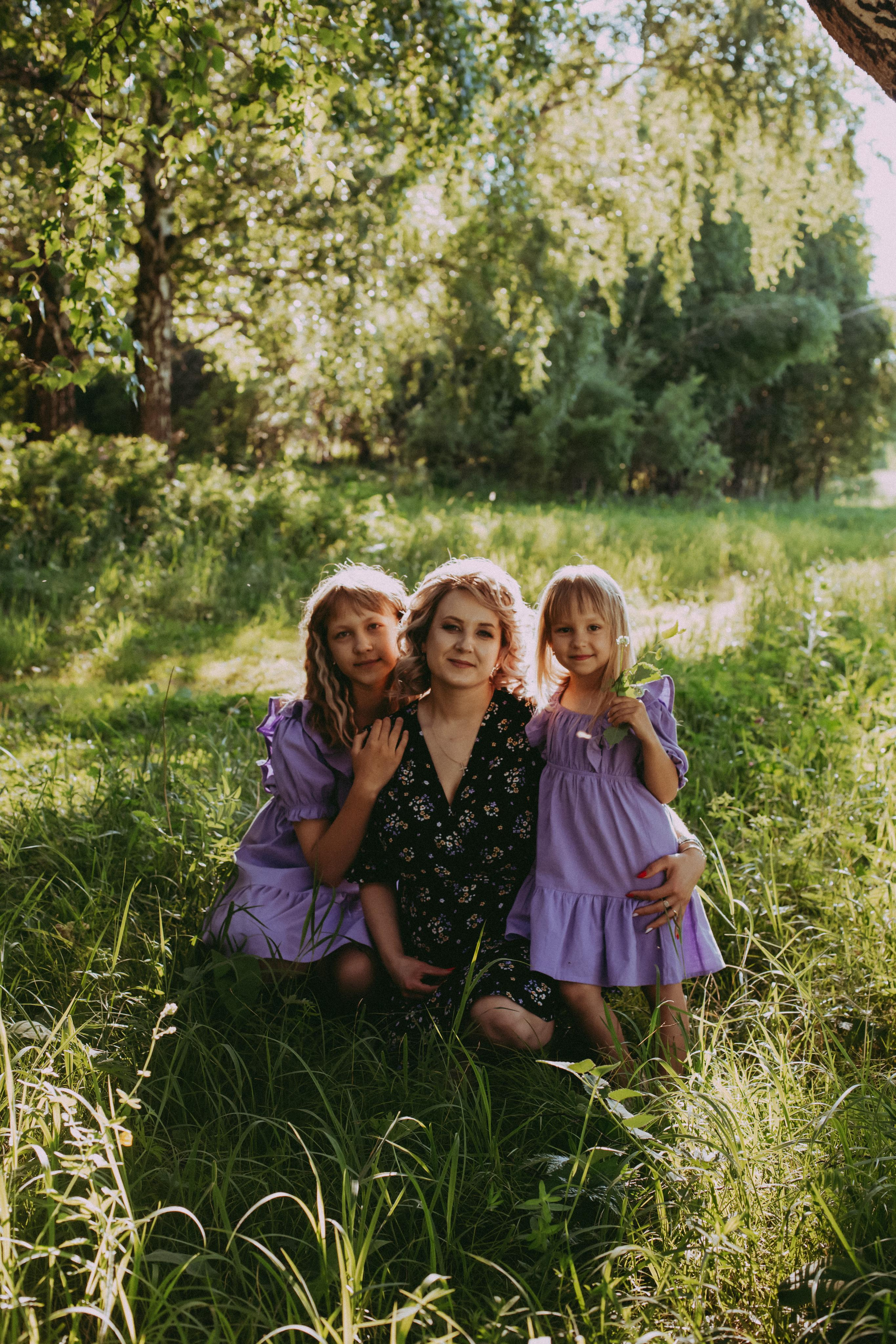 Мама и дочки. Фотограф Карина Шарафутдинова