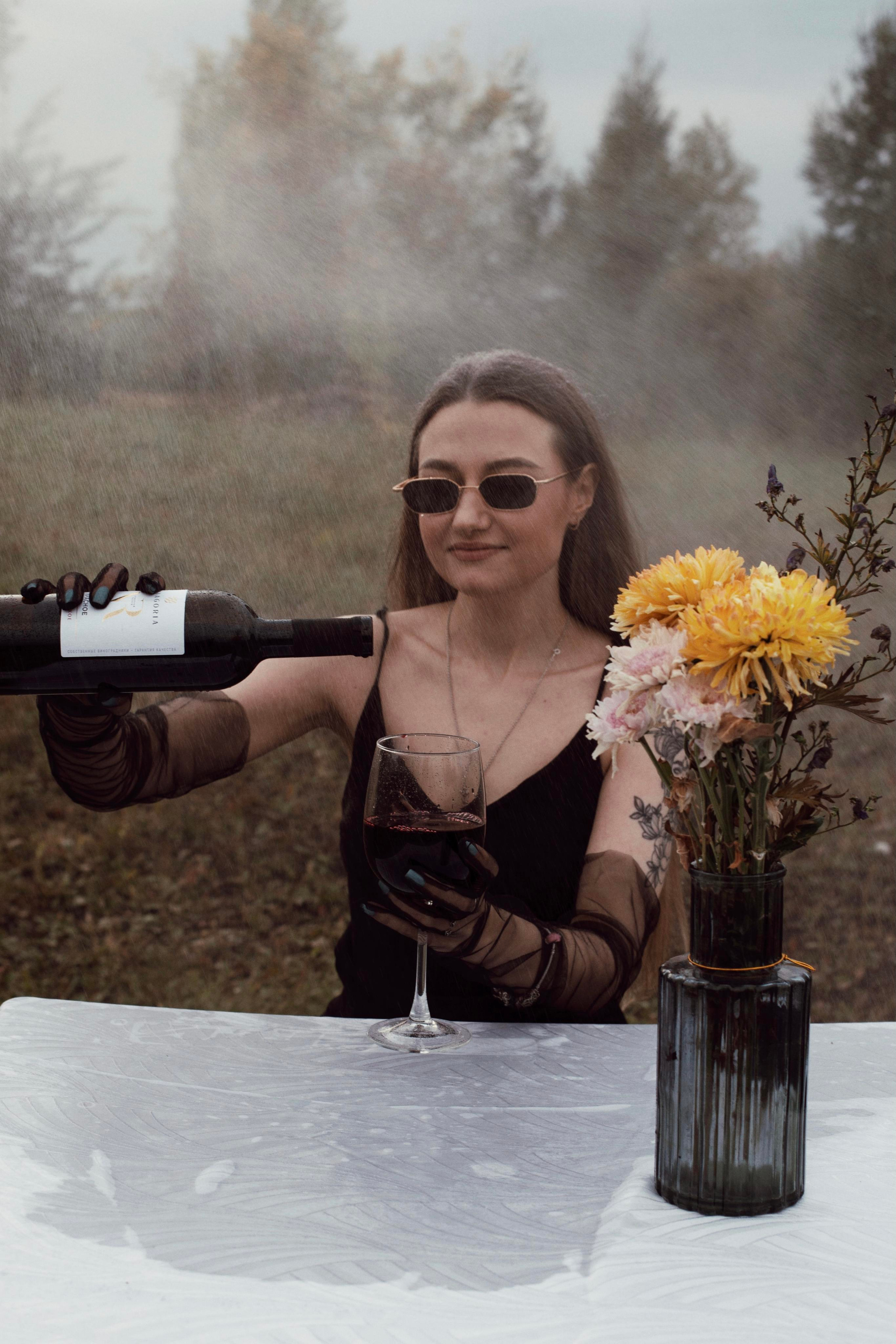 Дождь, вино и Маша. Фотограф Карина Шарафутдинова