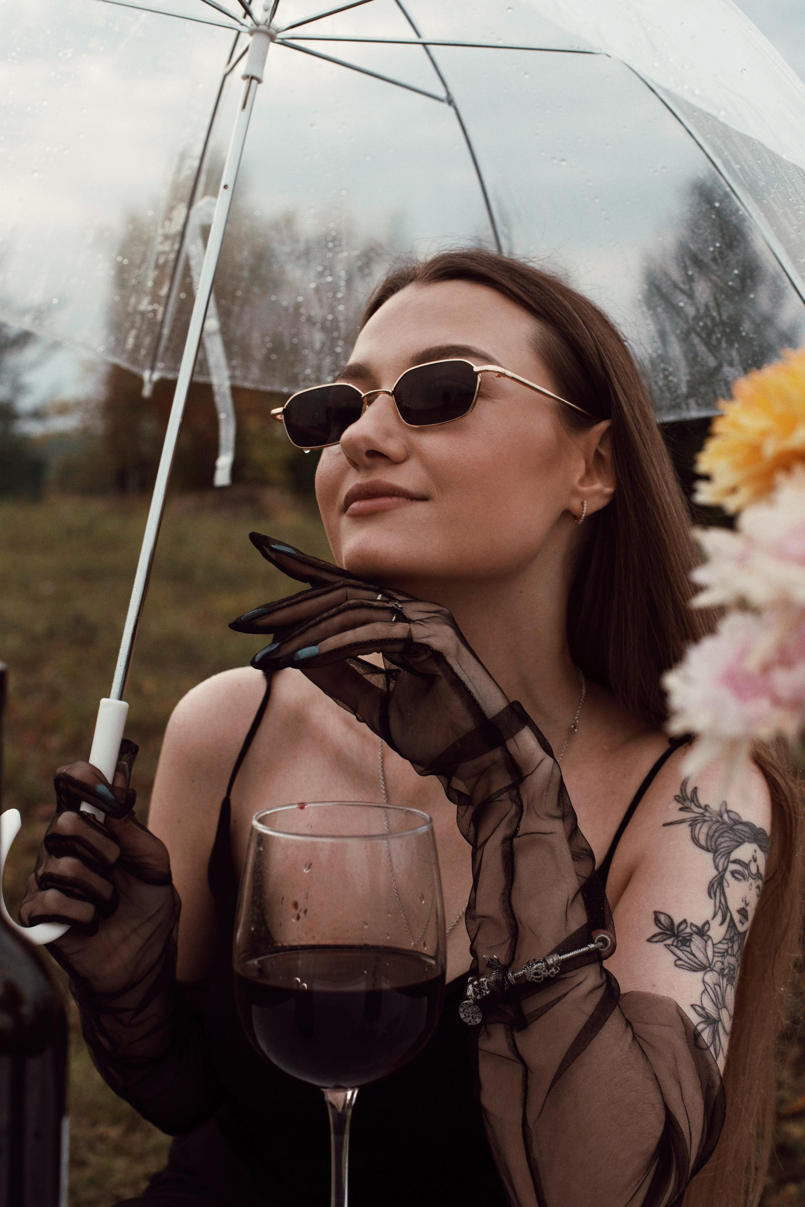 Дождь, вино и Маша. Фотограф Карина Шарафутдинова