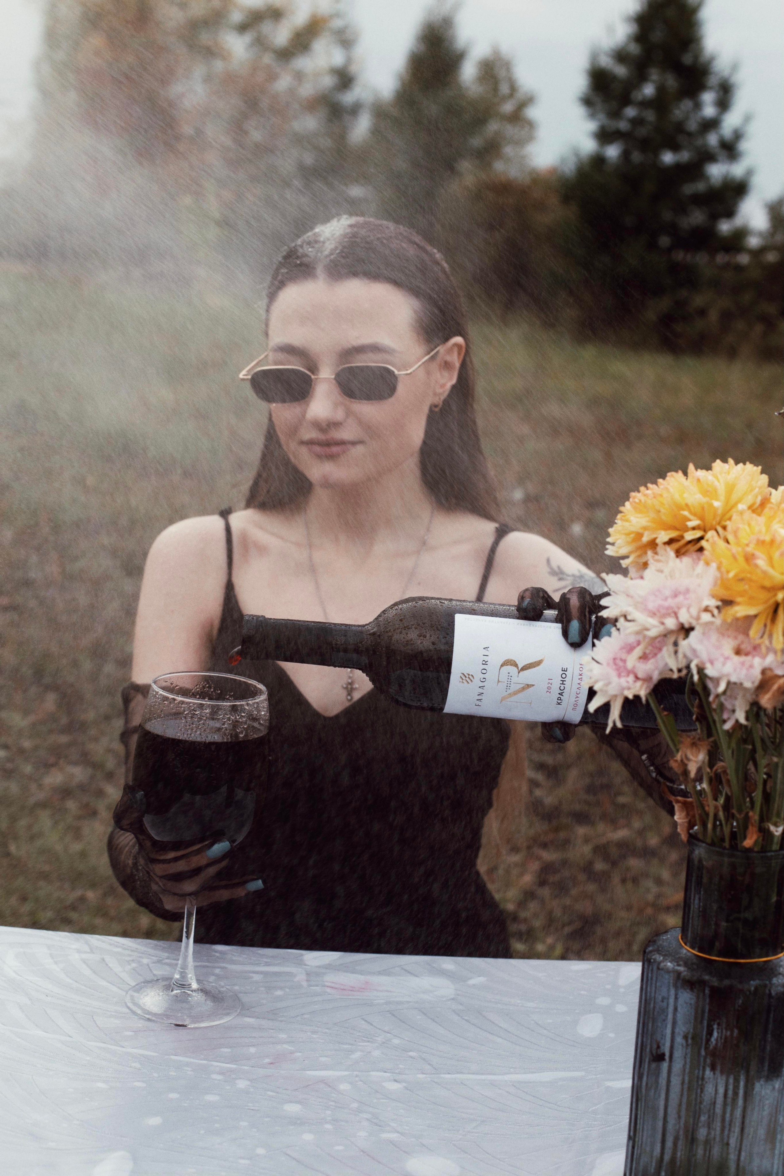 Дождь, вино и Маша. Фотограф Карина Шарафутдинова